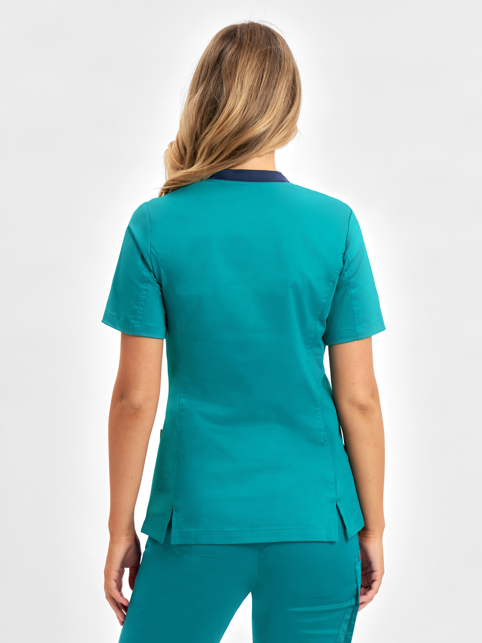 Womens Riley Stretch Scrub Top - Image 12