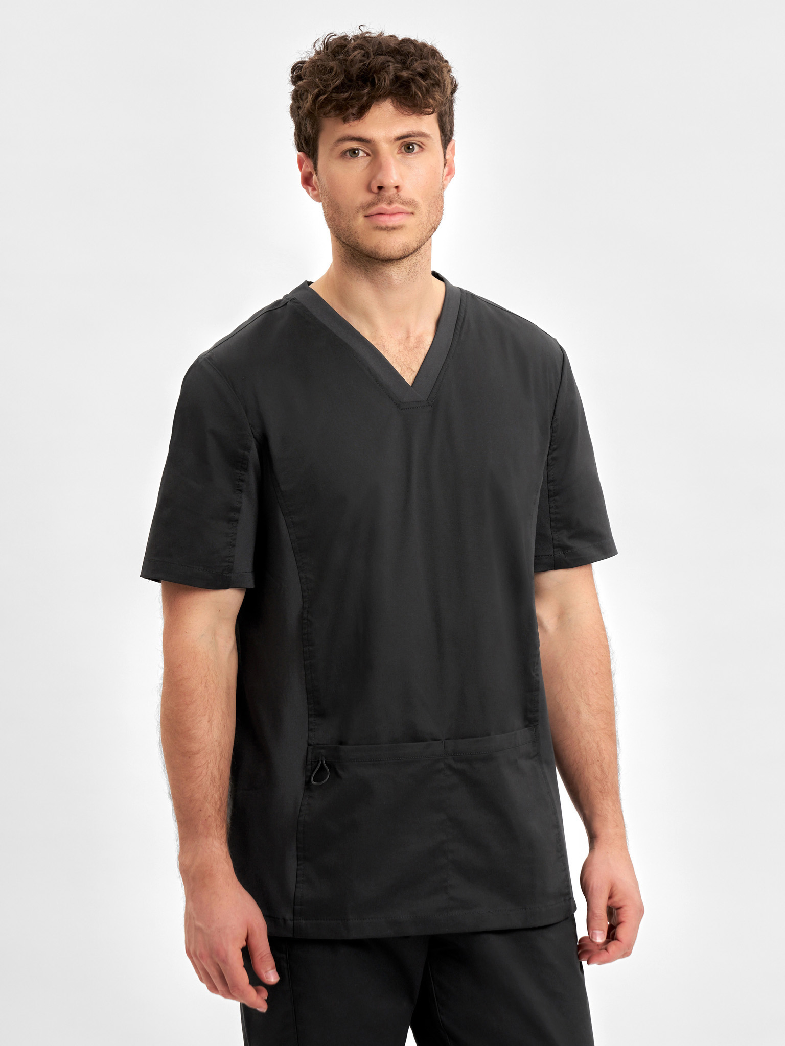 Mens Riley Stretch Scrub Top - Image 2