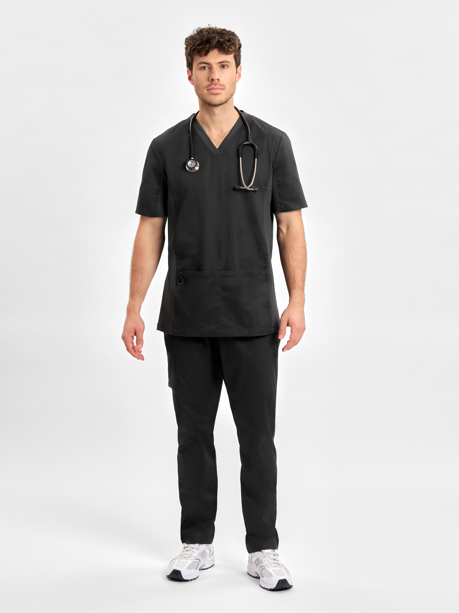 Mens Riley Stretch Scrub Top - Image 3