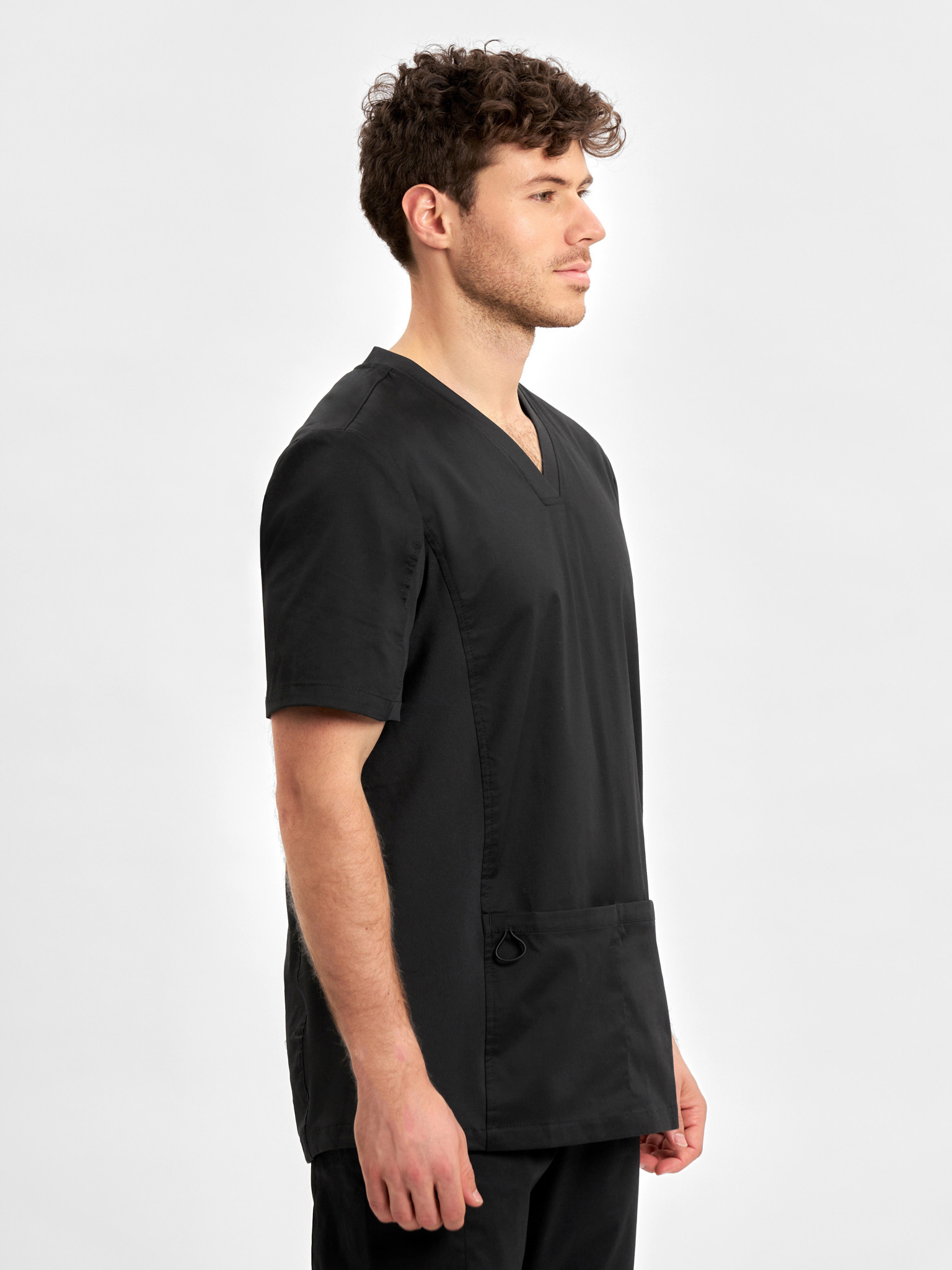 Mens Riley Stretch Scrub Top - Image 4