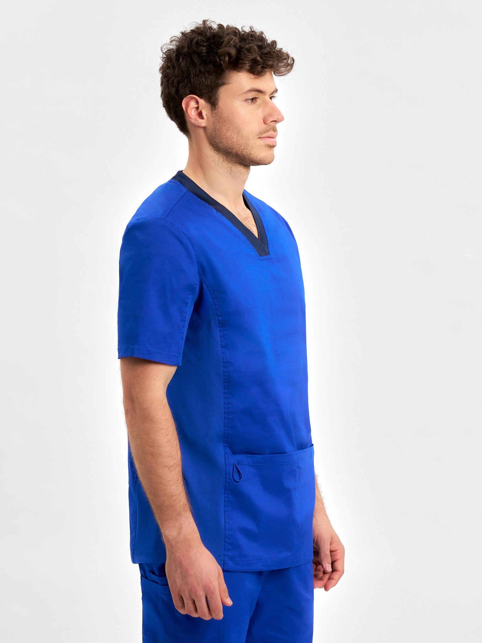 Mens Riley Stretch Scrub Top - Image 12