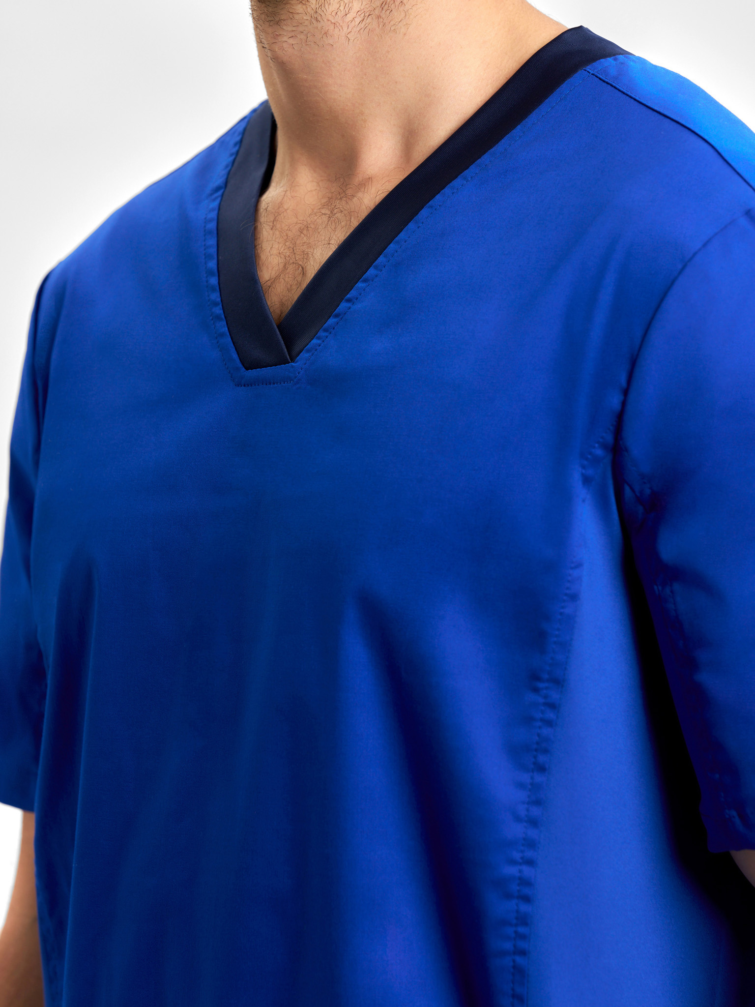 Mens Riley Stretch Scrub Top - Image 14