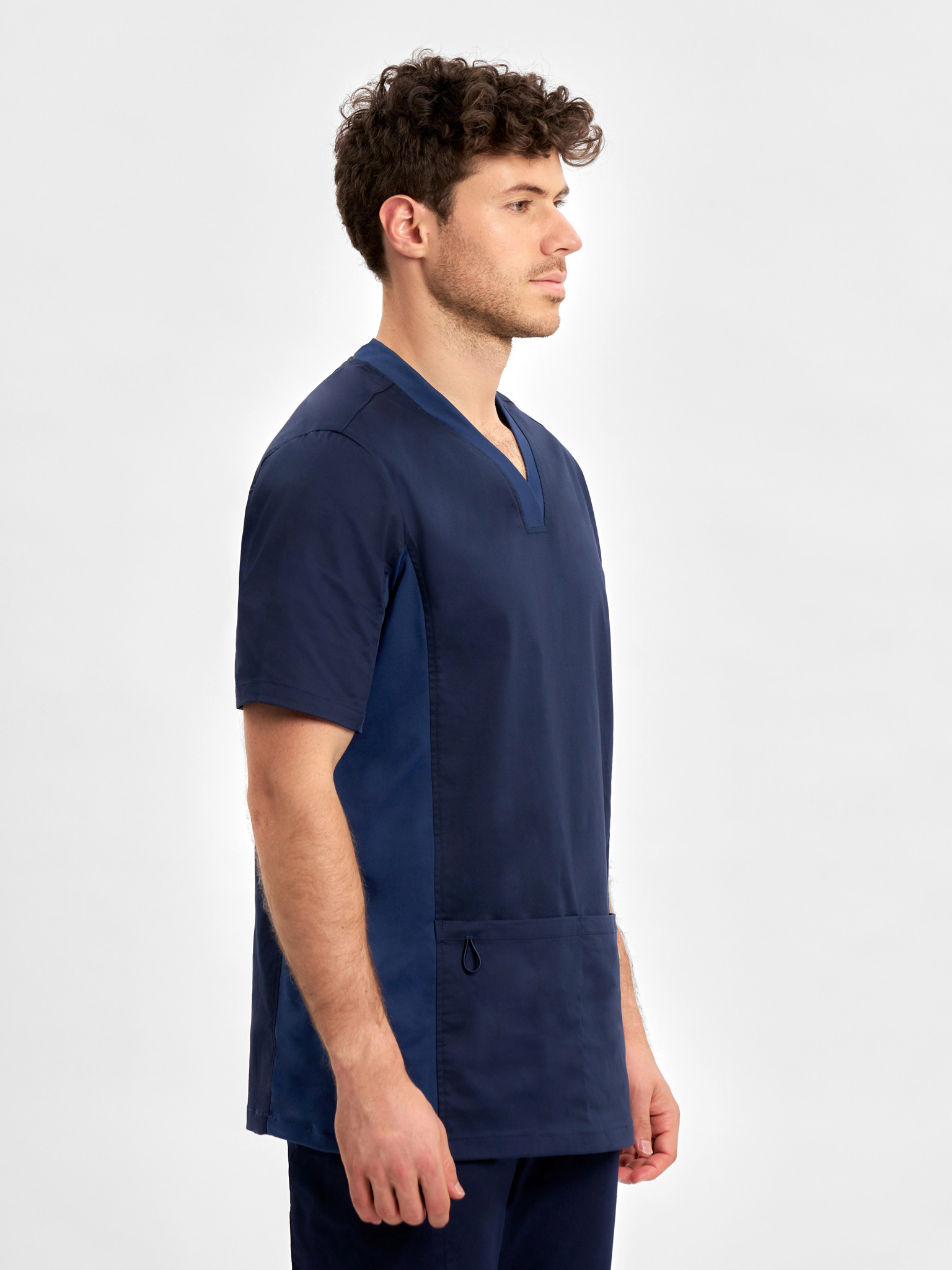Mens Riley Stretch Scrub Top - Image 35