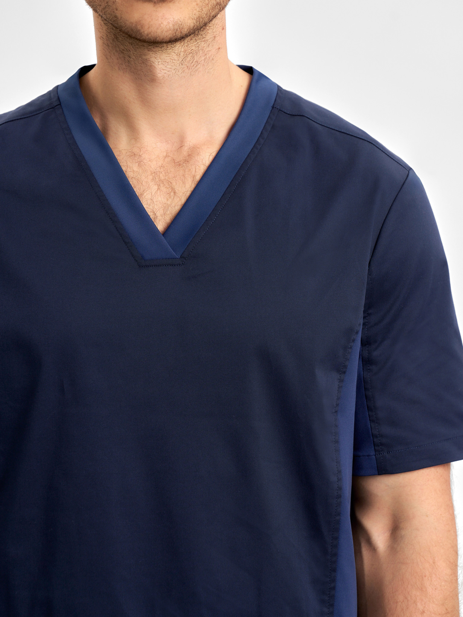Mens Riley Stretch Scrub Top - Image 37