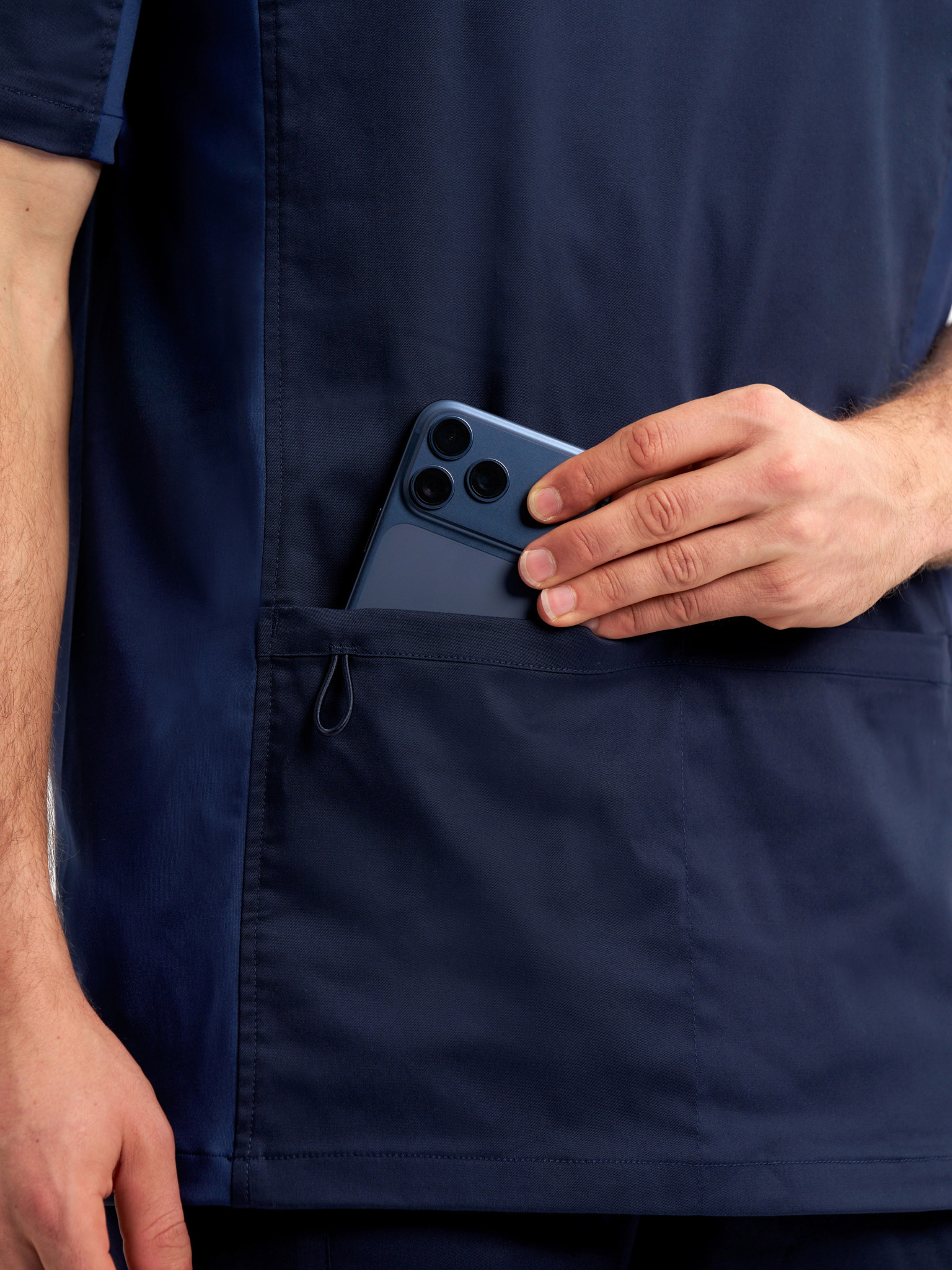Mens Riley Stretch Scrub Top - Image 38