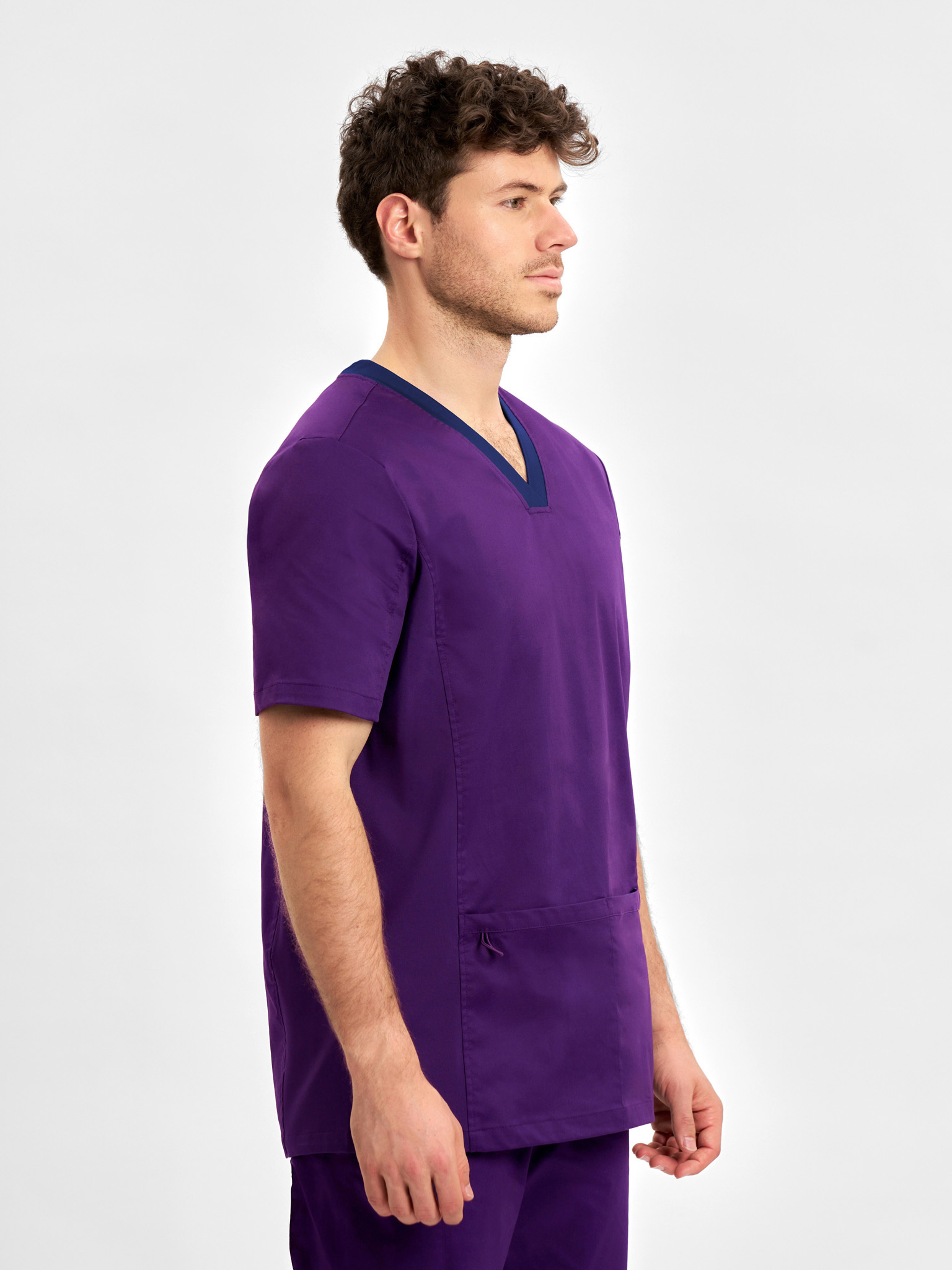 Mens Riley Stretch Scrub Top - Image 20