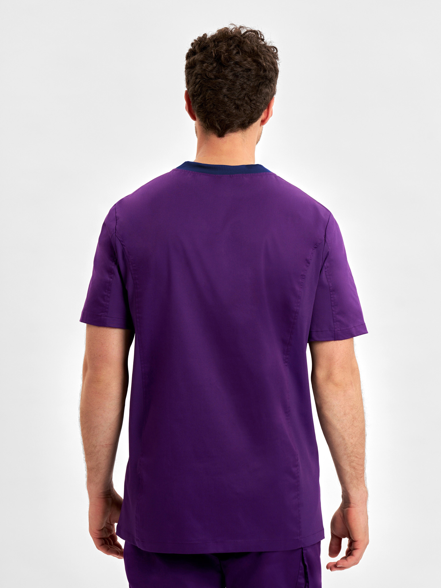 Mens Riley Stretch Scrub Top - Image 21