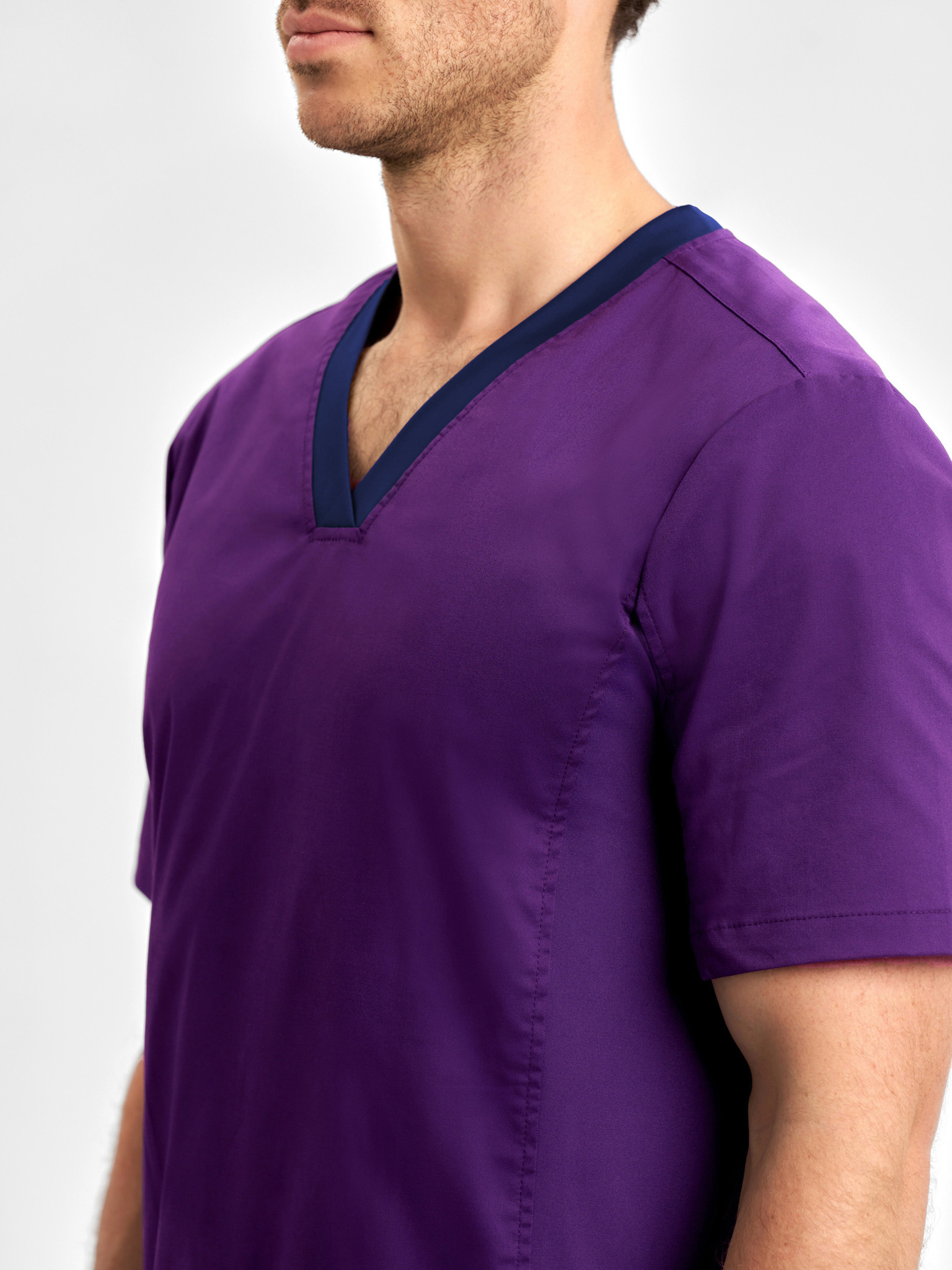 Mens Riley Stretch Scrub Top - Image 22