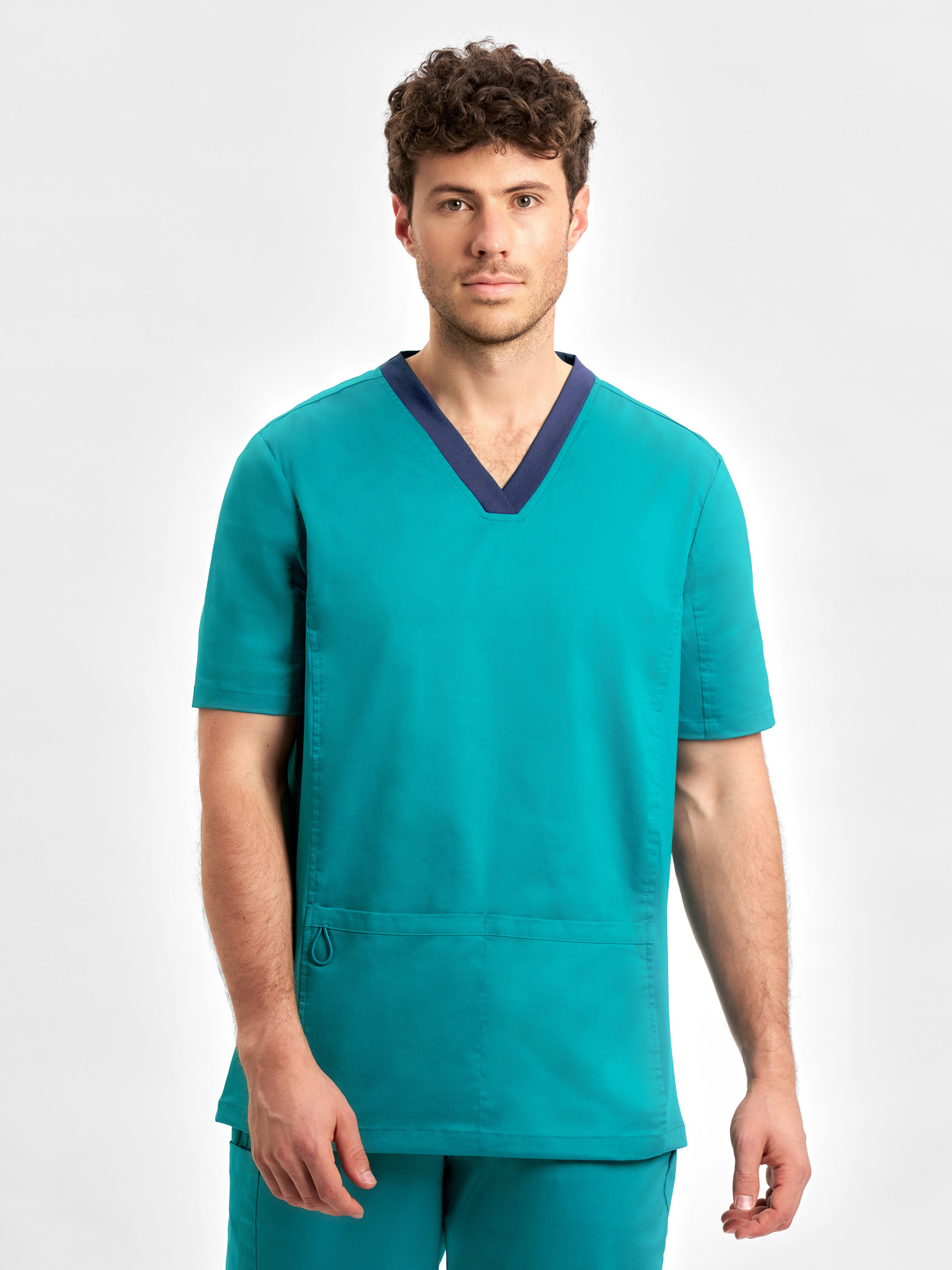 Mens Riley Stretch Scrub Top - Image 26