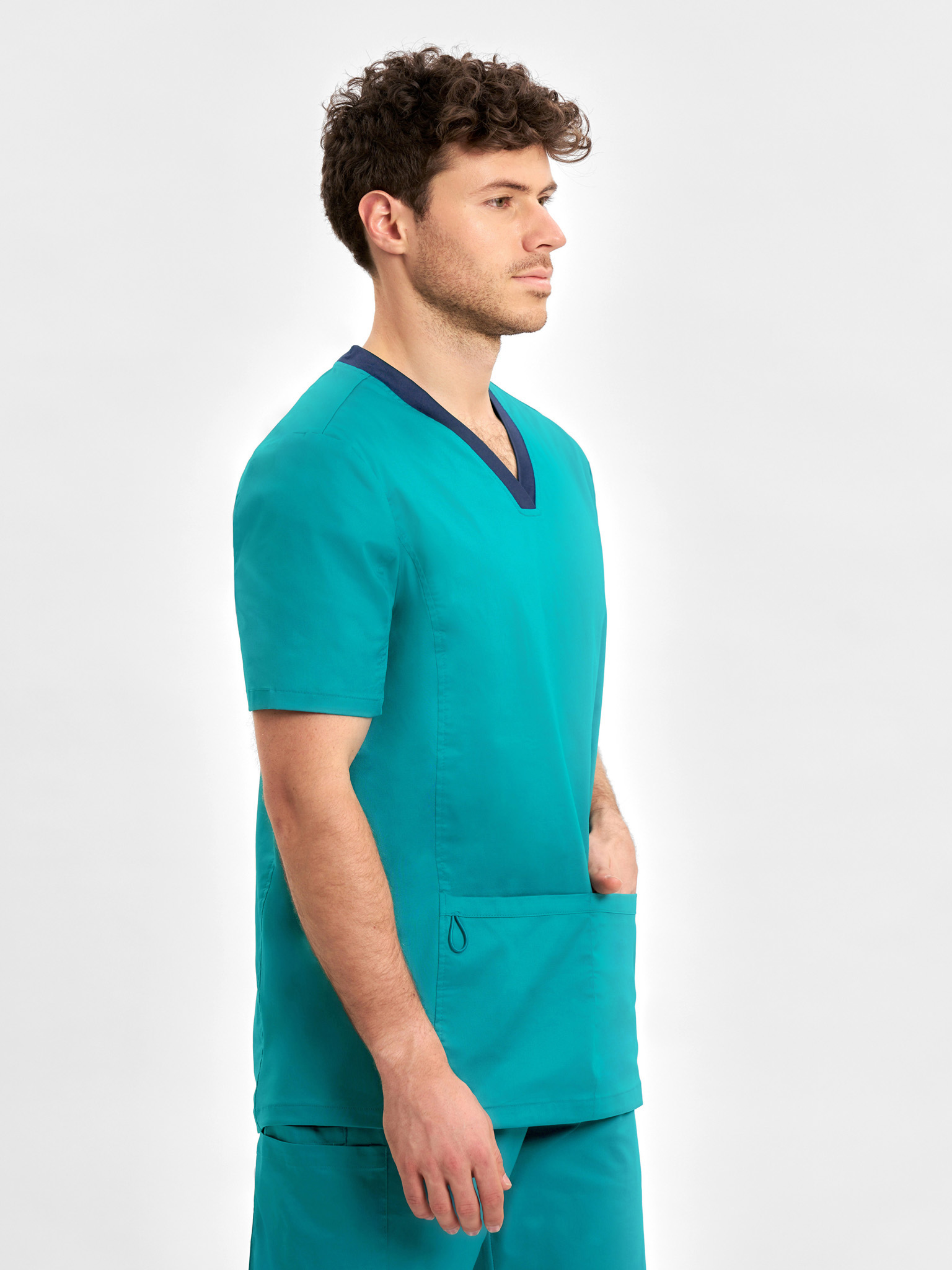 Mens Riley Stretch Scrub Top - Image 28