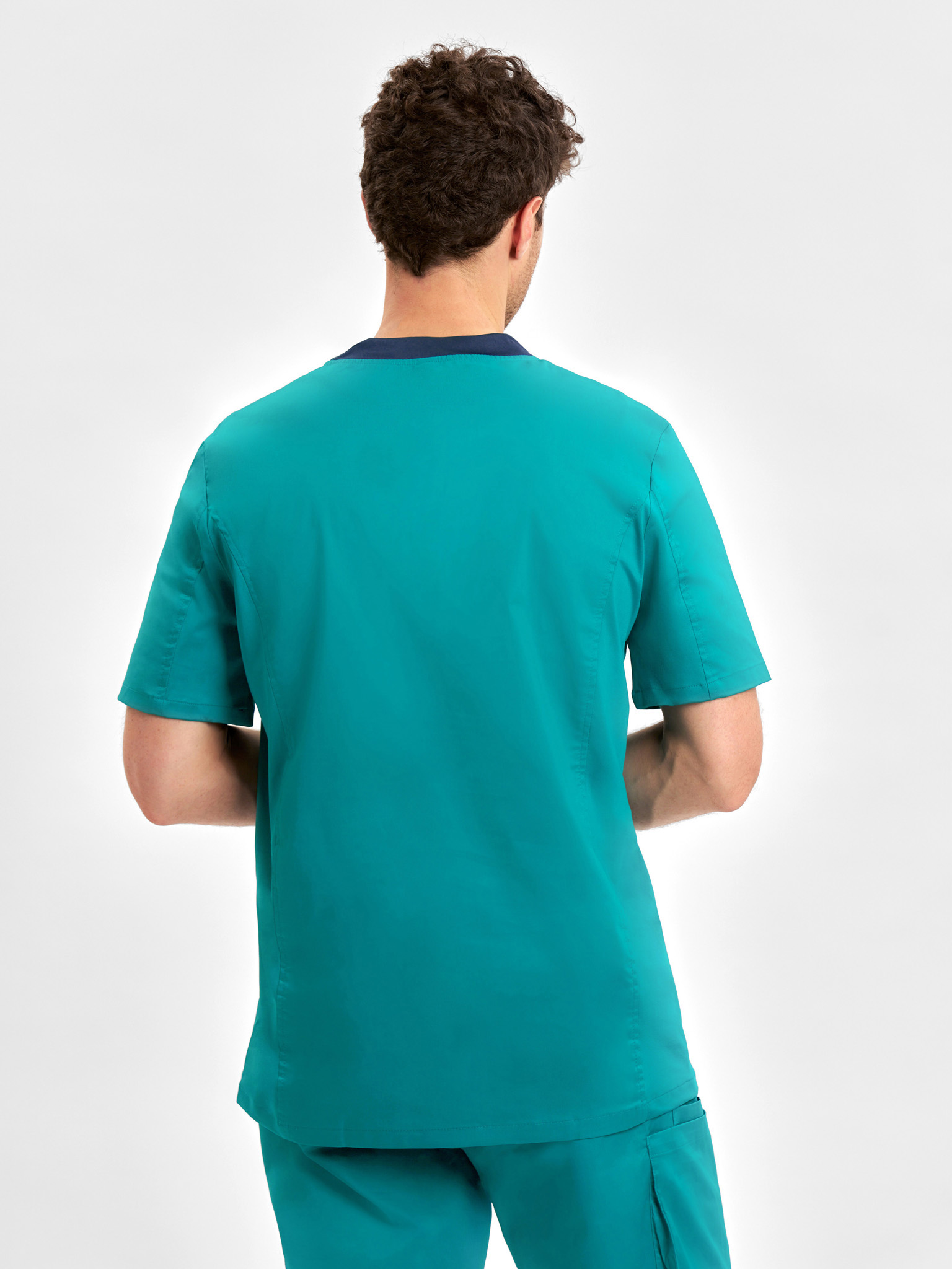 Mens Riley Stretch Scrub Top - Image 29