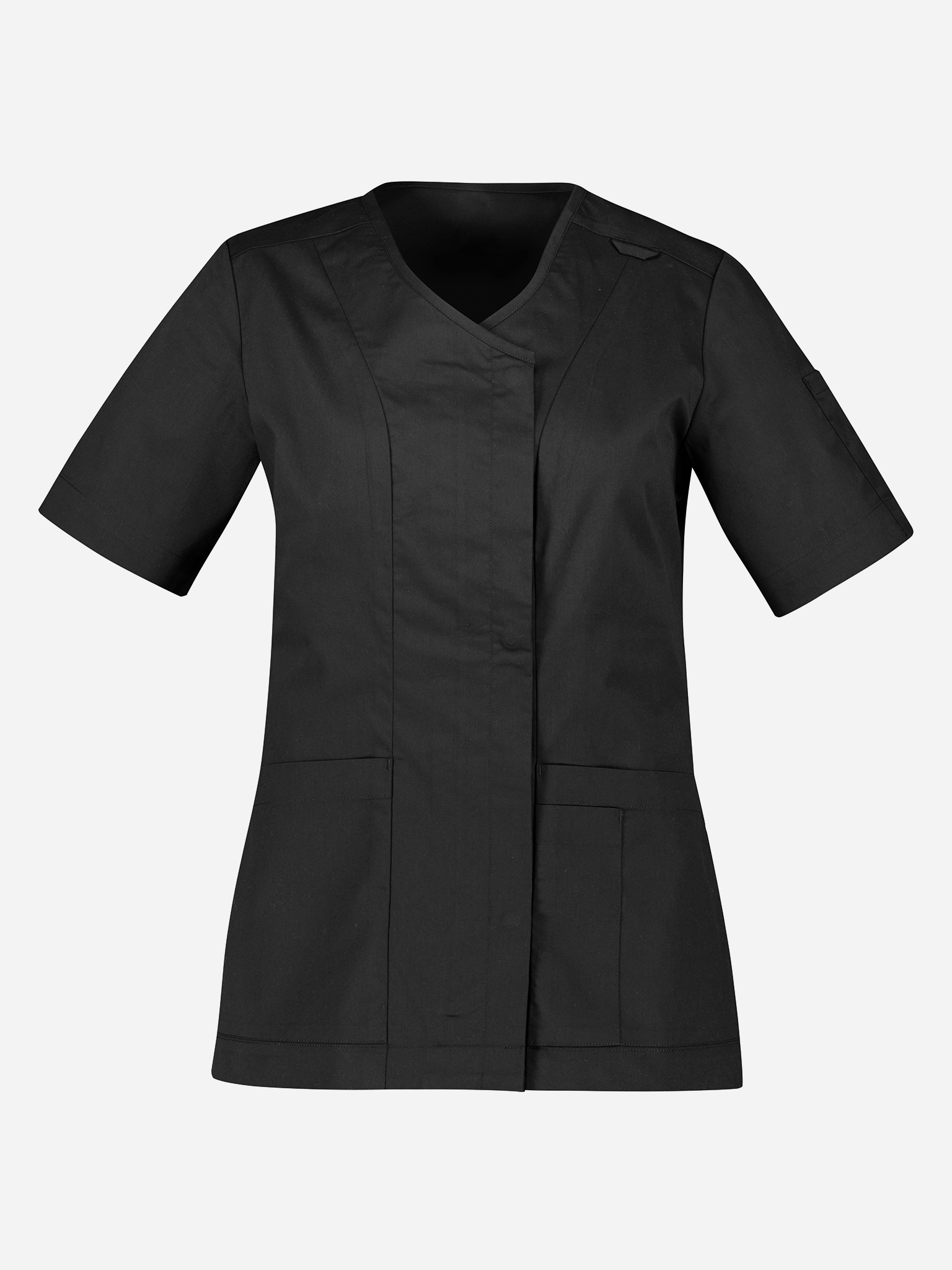 Womens Parks Zip Front Crossover Scrub Top - Image 9