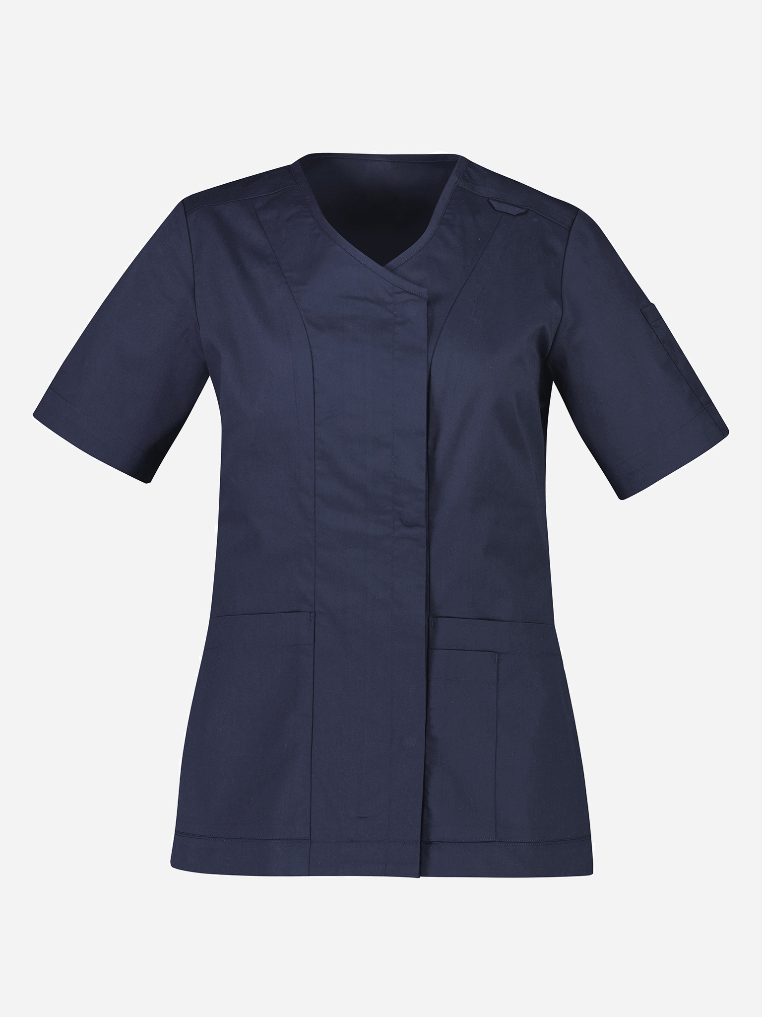 Womens Parks Zip Front Crossover Scrub Top - Image 3