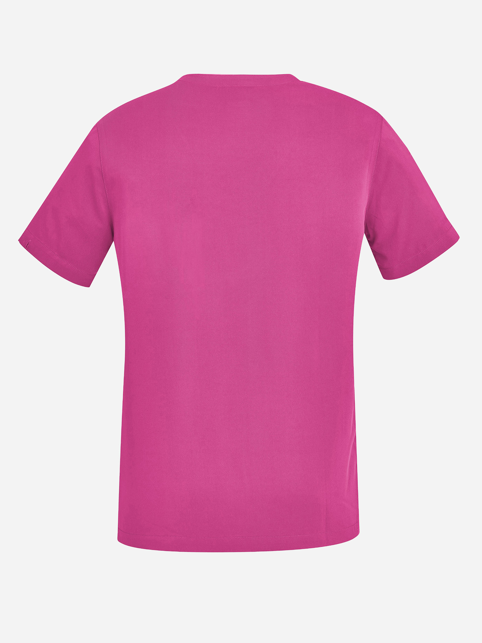 Unisex Pink V-Neck Scrub Top - Image 5