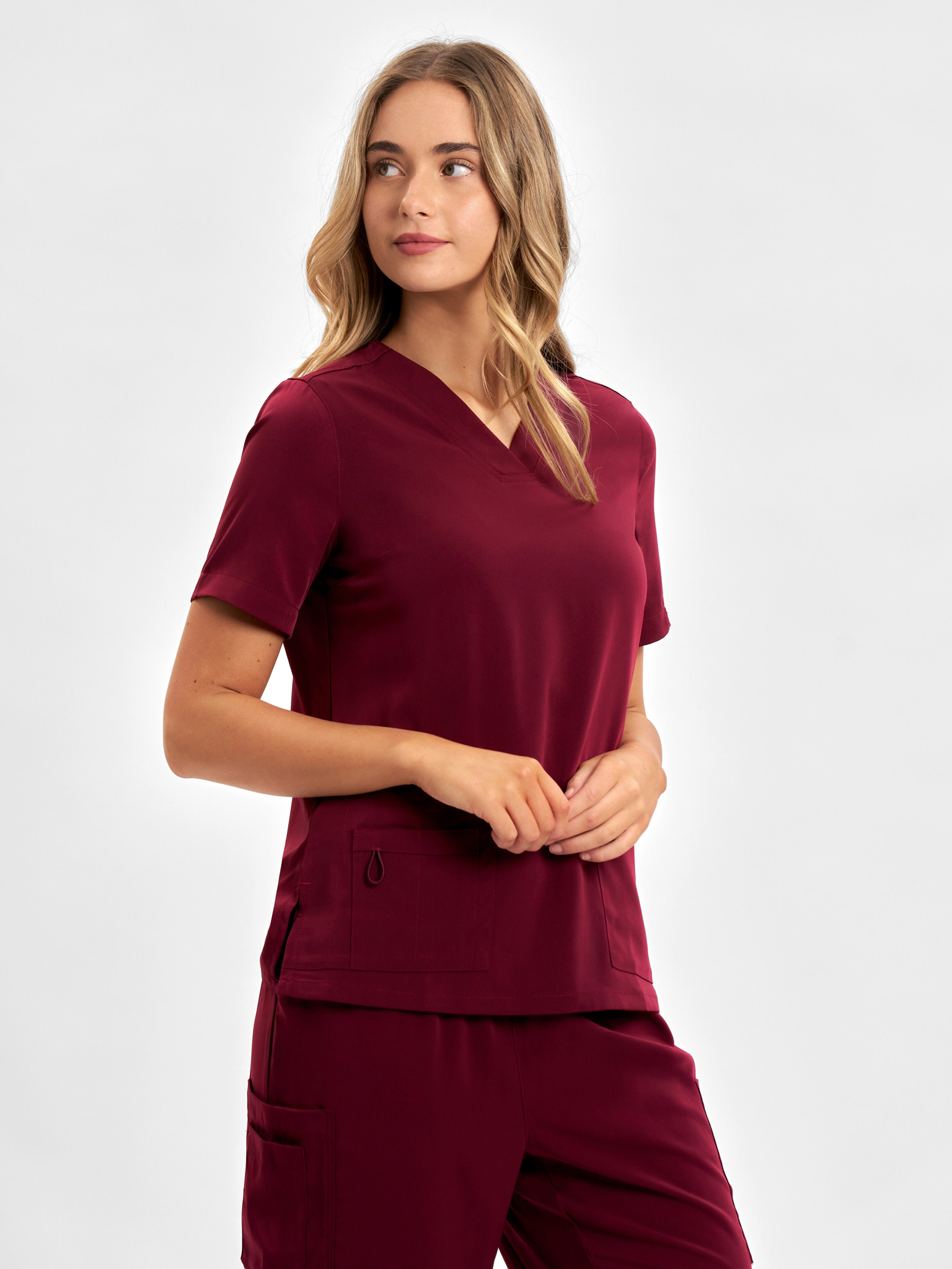 Womens Avery V-Neck Scrub Top - Image 4