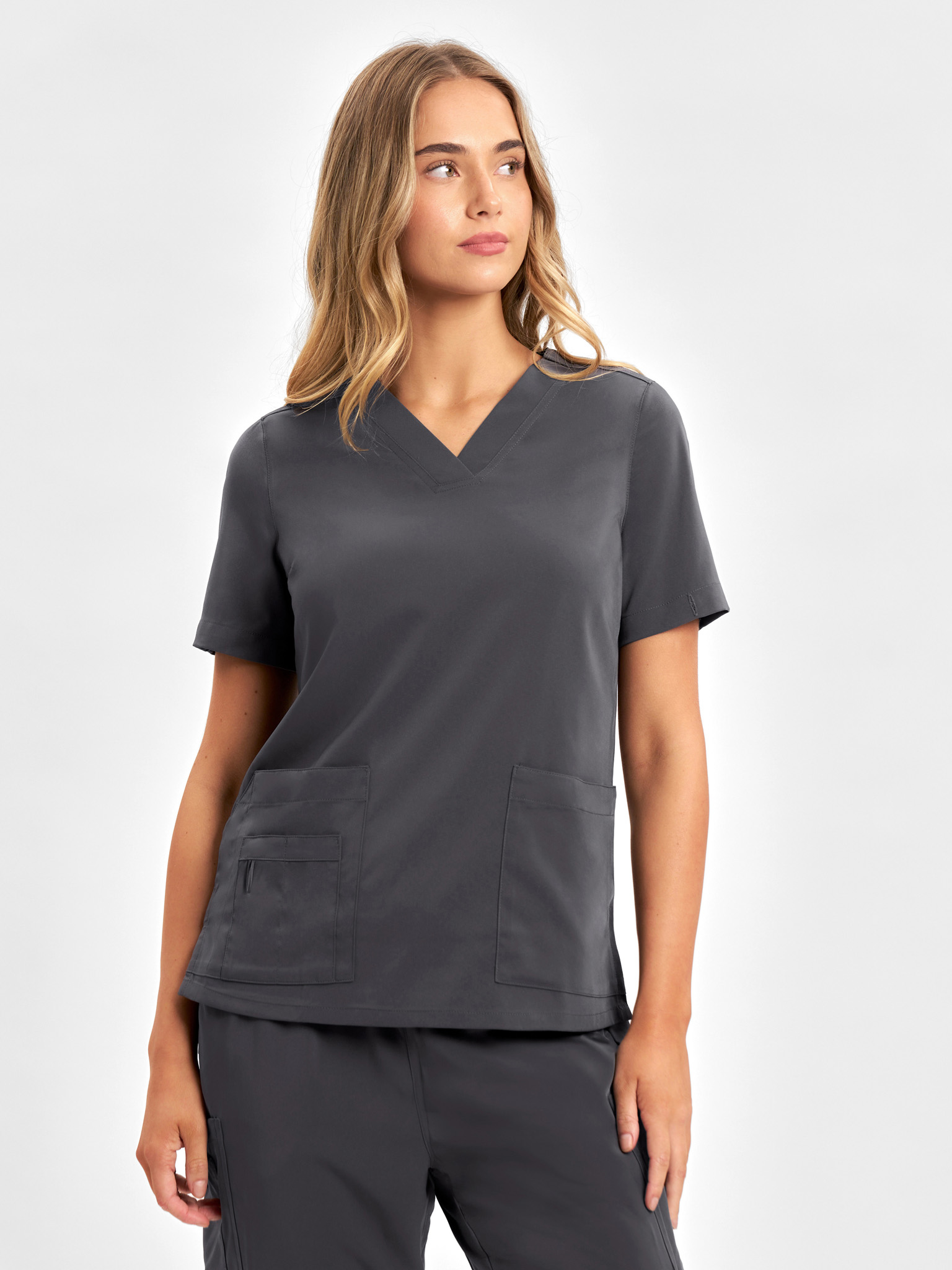 Womens Avery V-Neck Scrub Top - Image 16