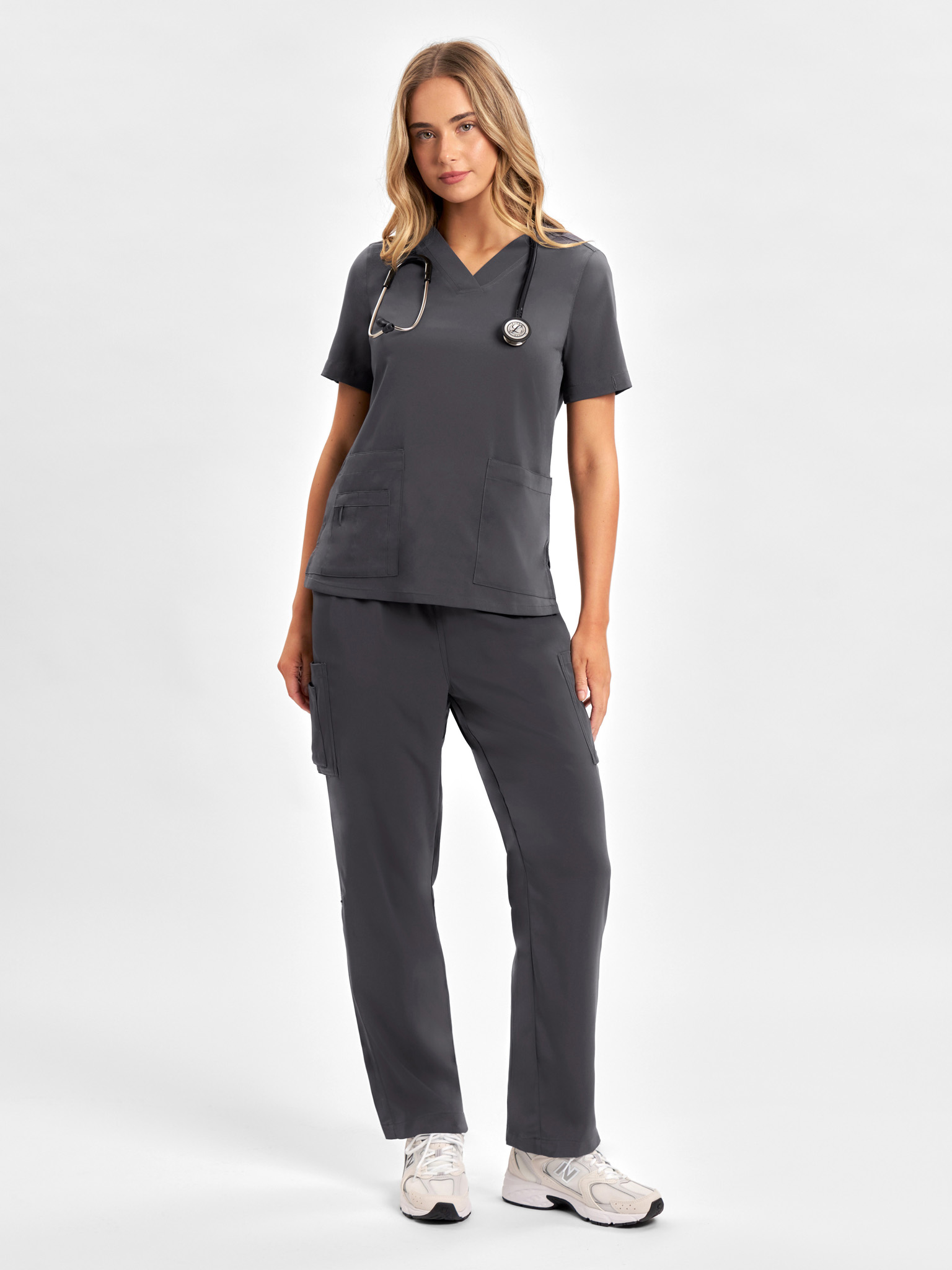 Womens Avery V-Neck Scrub Top - Image 17