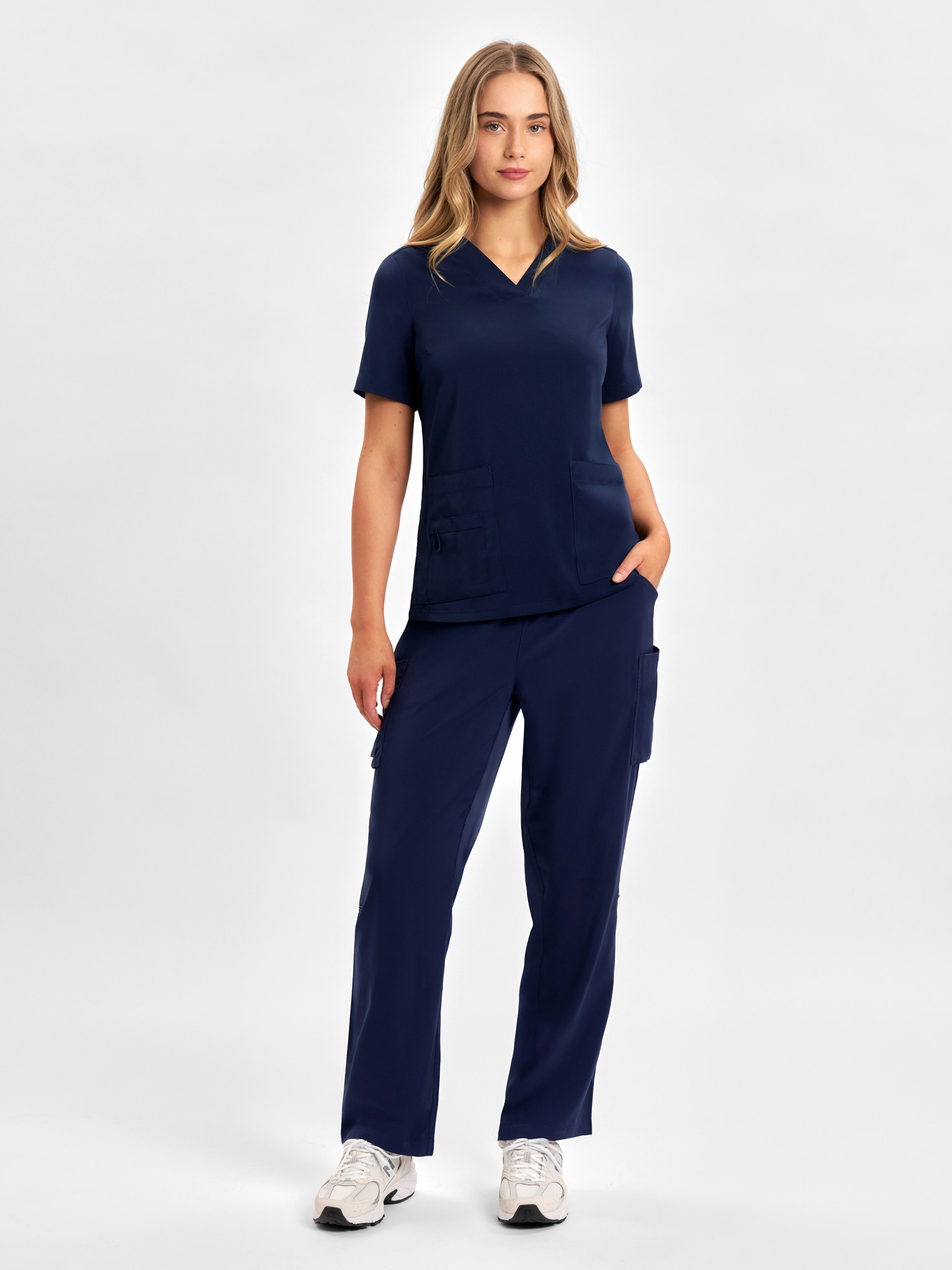 Womens Avery V-Neck Scrub Top - Image 24