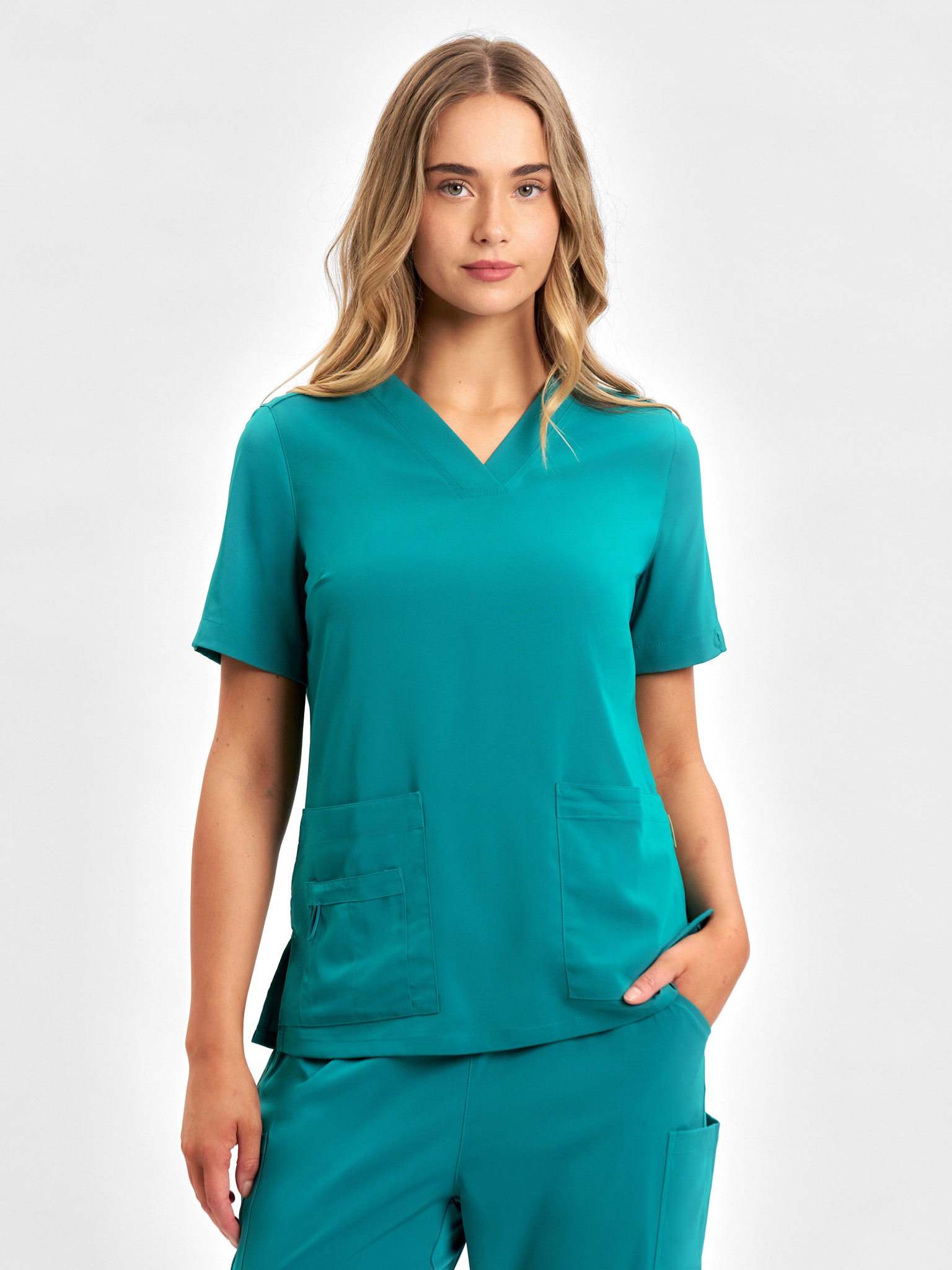 Womens Avery V-Neck Scrub Top - Image 37
