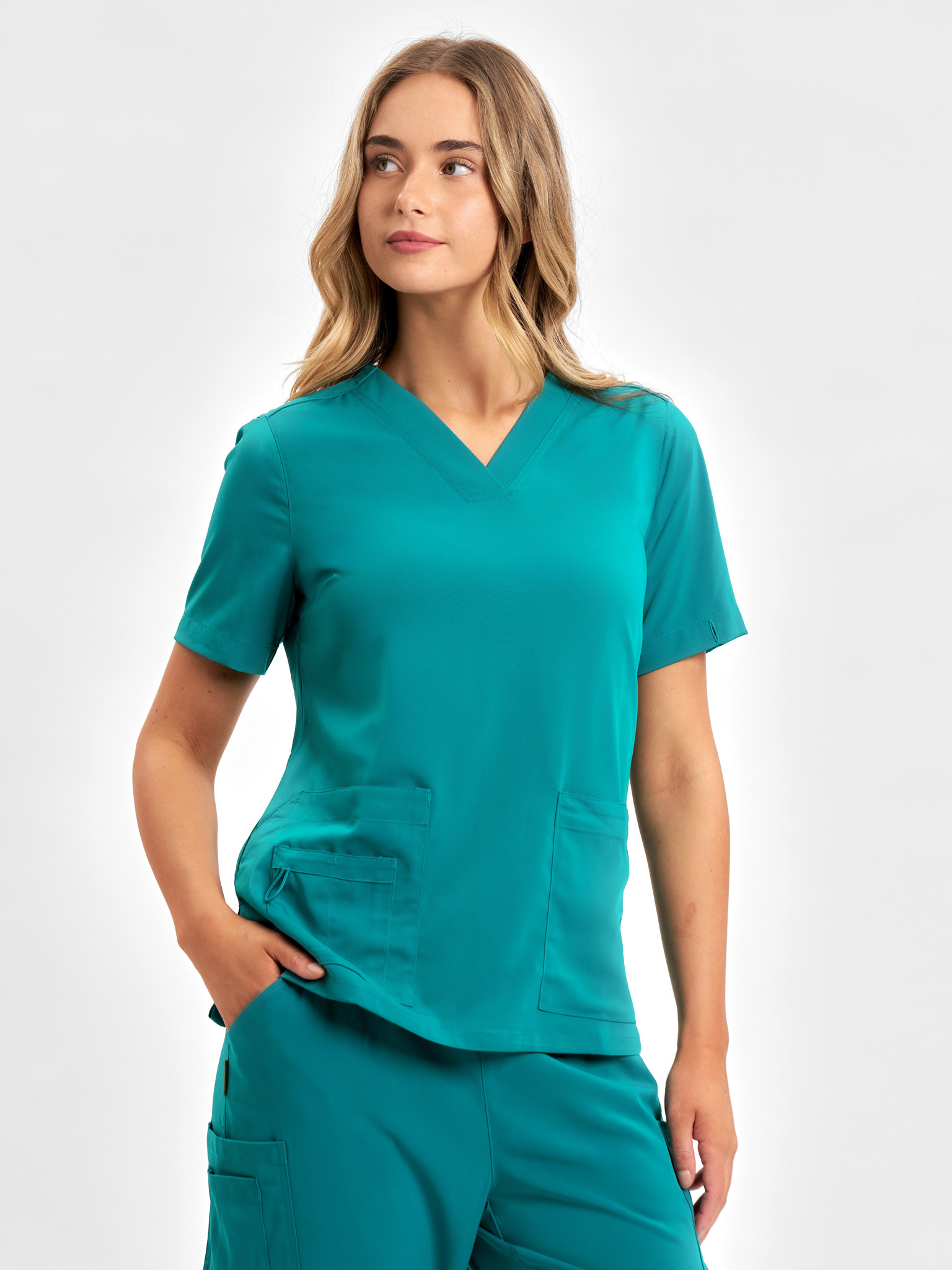 Womens Avery V-Neck Scrub Top - Image 39