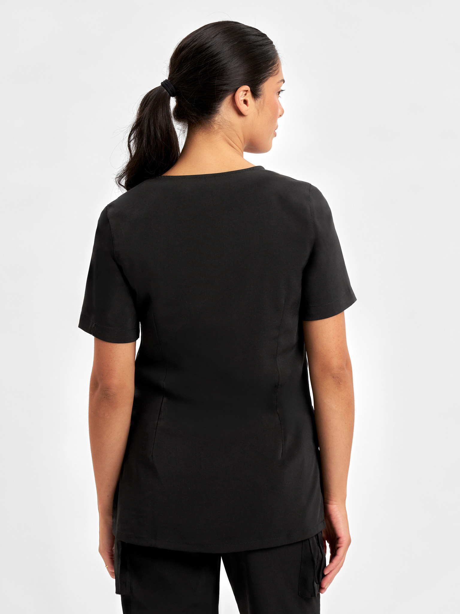 Womens Avery Round Neck Scrub Top - Image 47