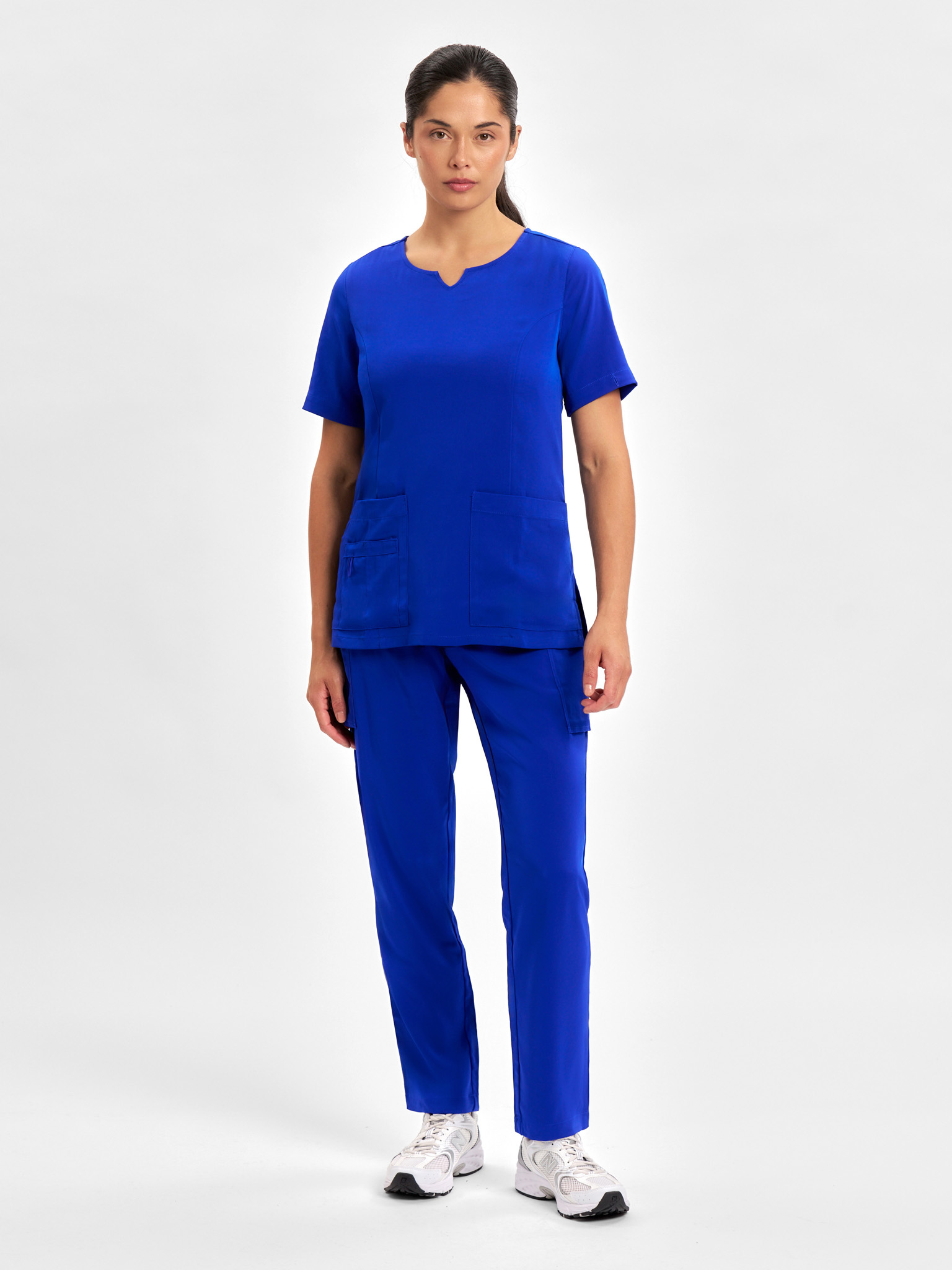 Womens Avery Round Neck Scrub Top - Image 17