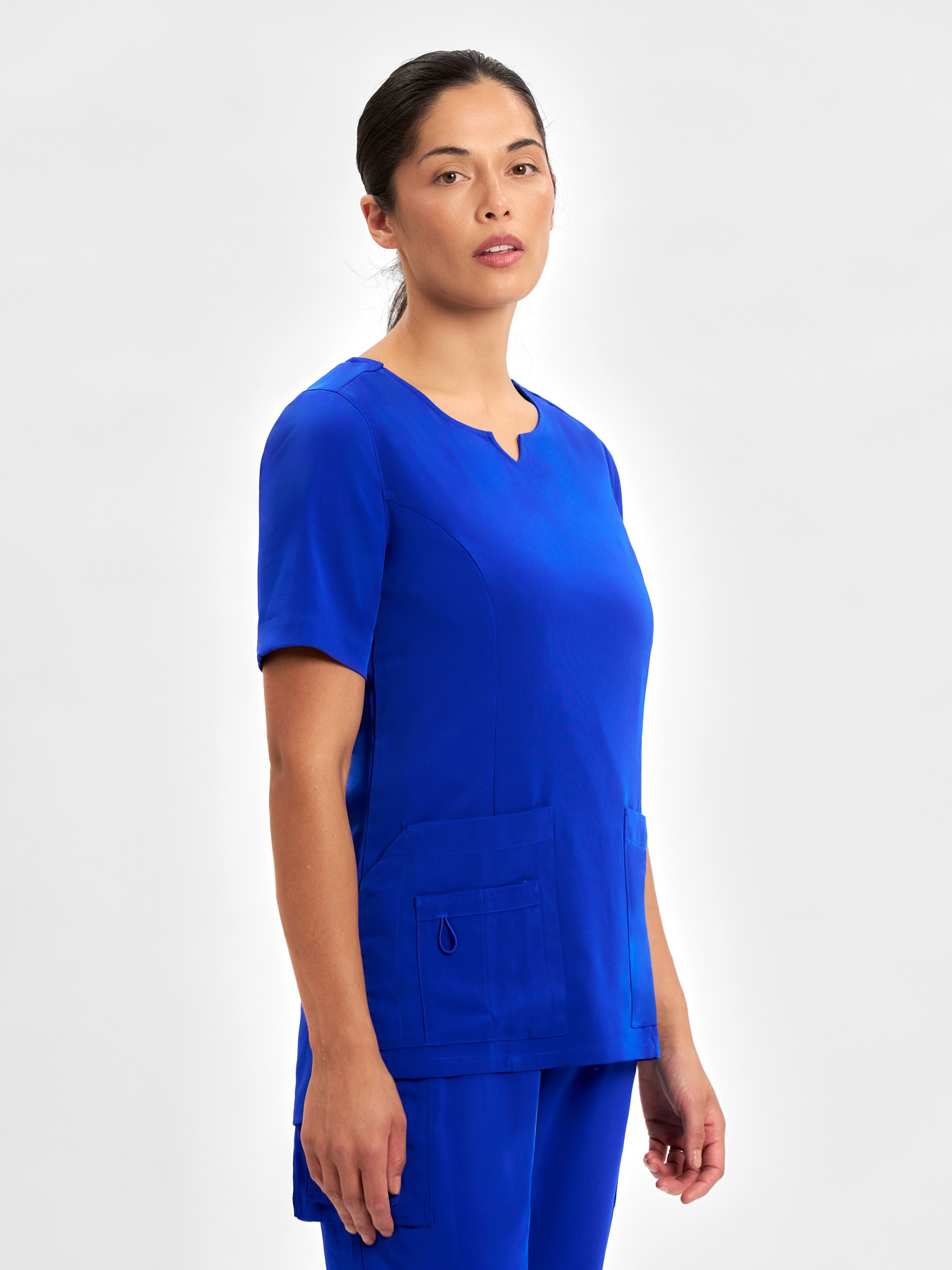 Womens Avery Round Neck Scrub Top - Image 18