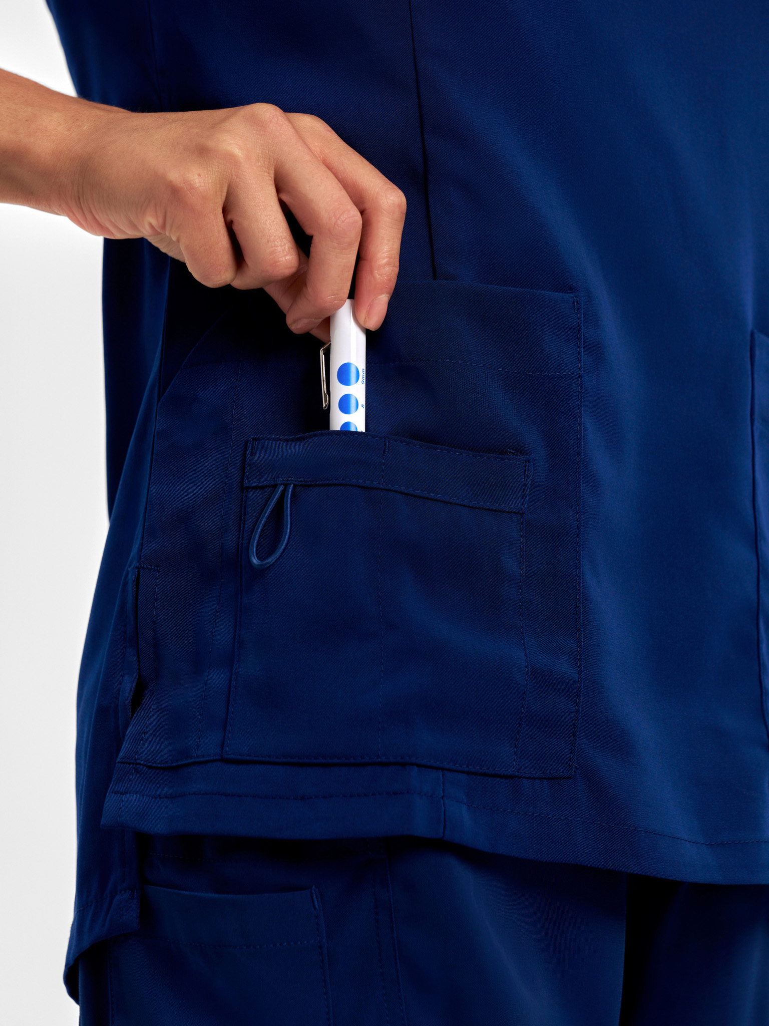 Womens Avery Round Neck Scrub Top - Image 34