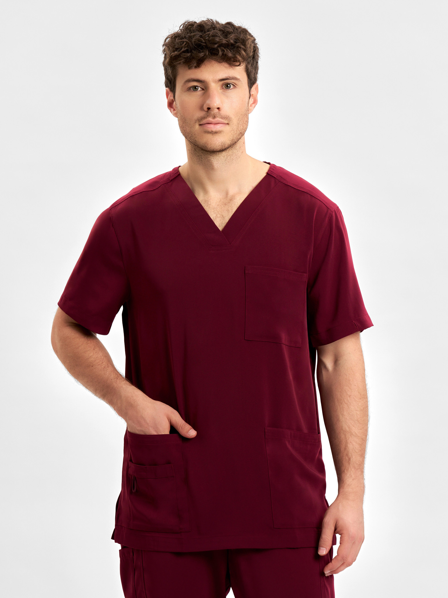 Mens Avery V-Neck Scrub Top - Image 49