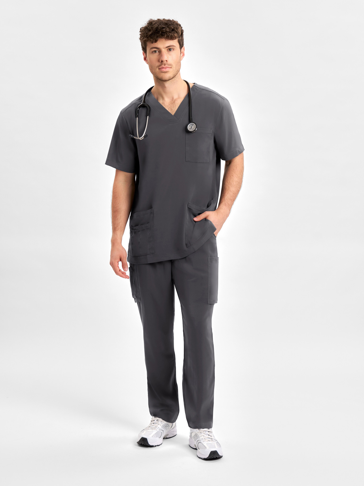 Mens Avery V-Neck Scrub Top - Image 41