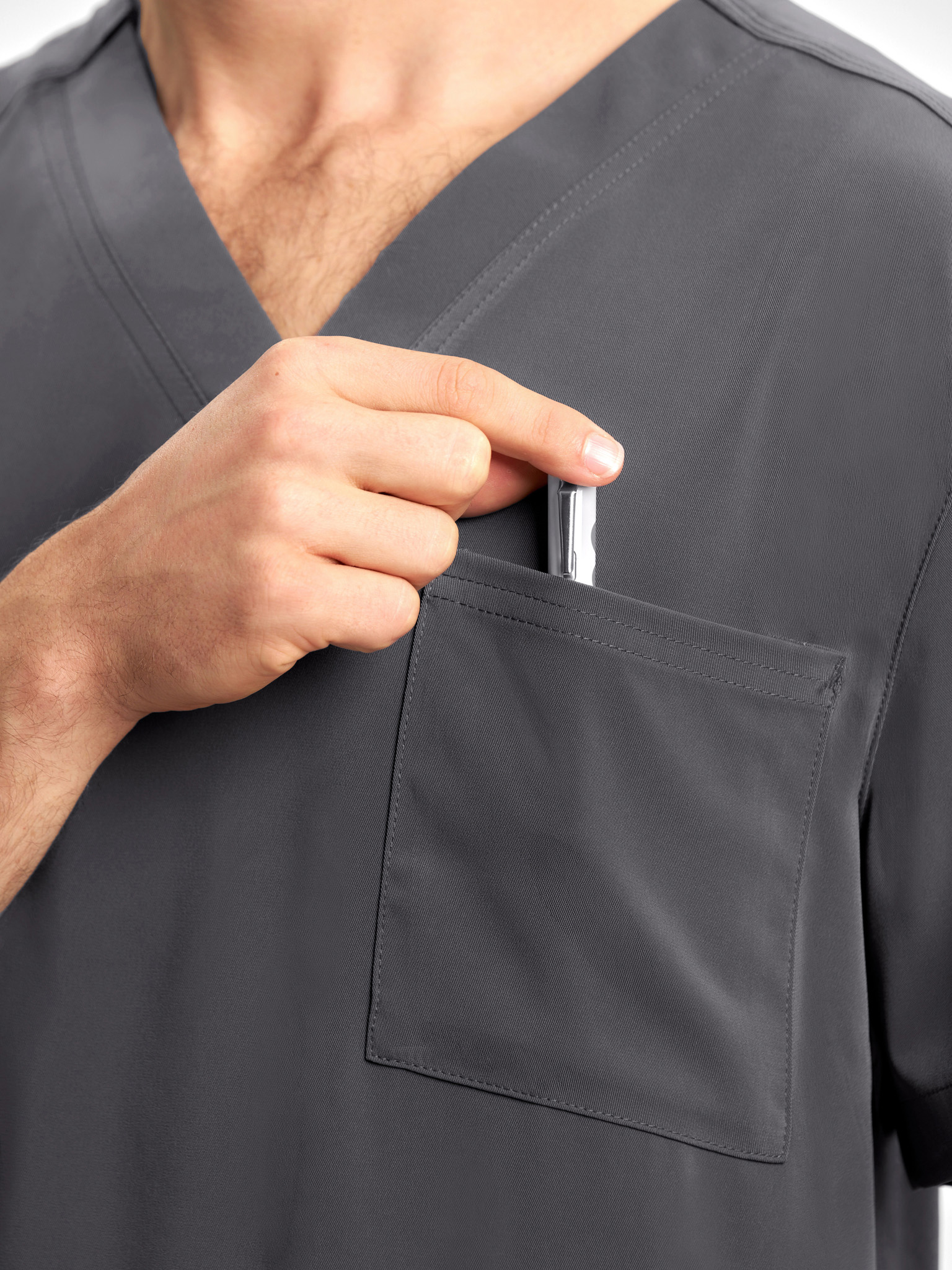 Mens Avery V-Neck Scrub Top - Image 45