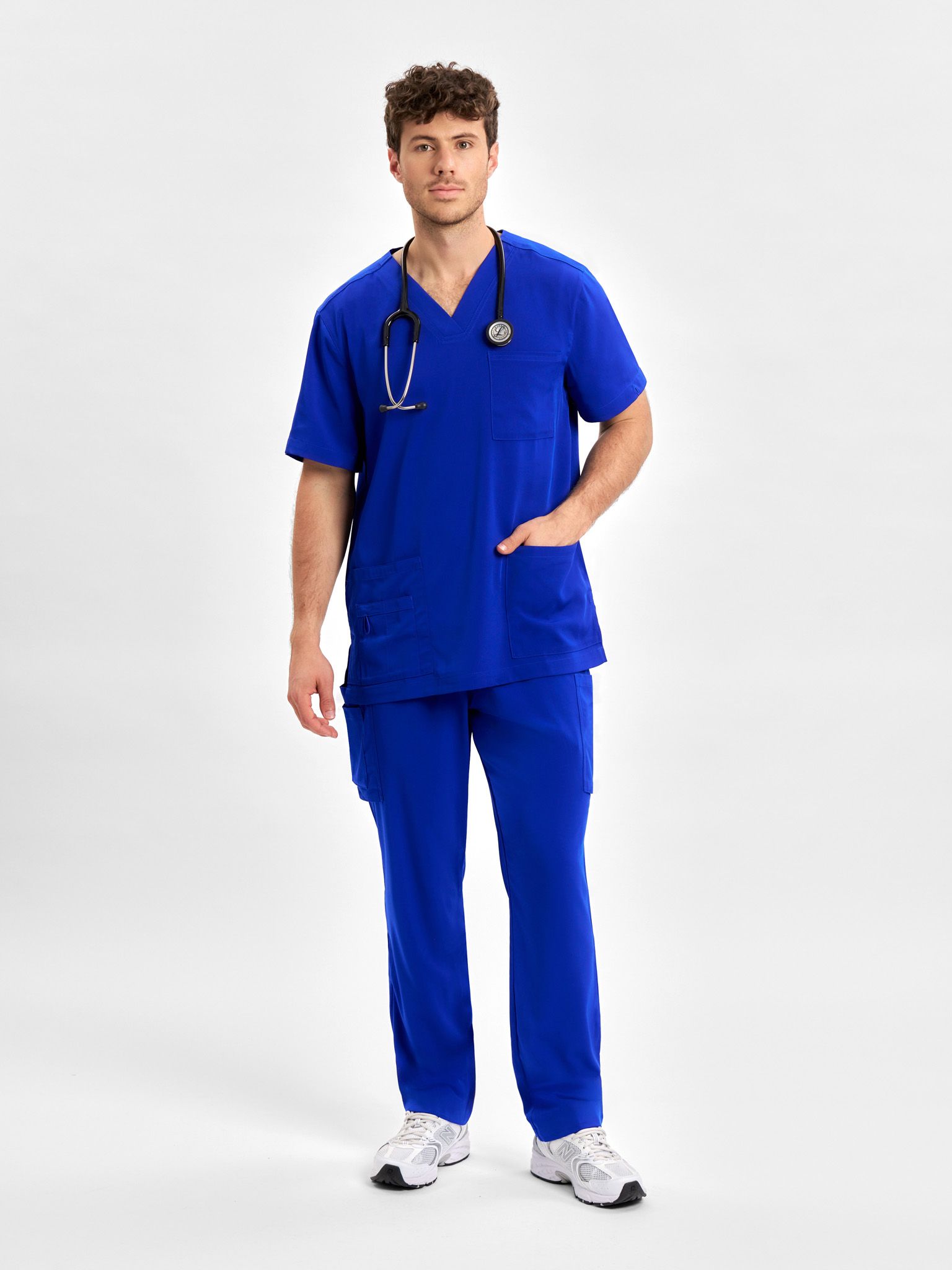 Mens Avery V-Neck Scrub Top - Image 3