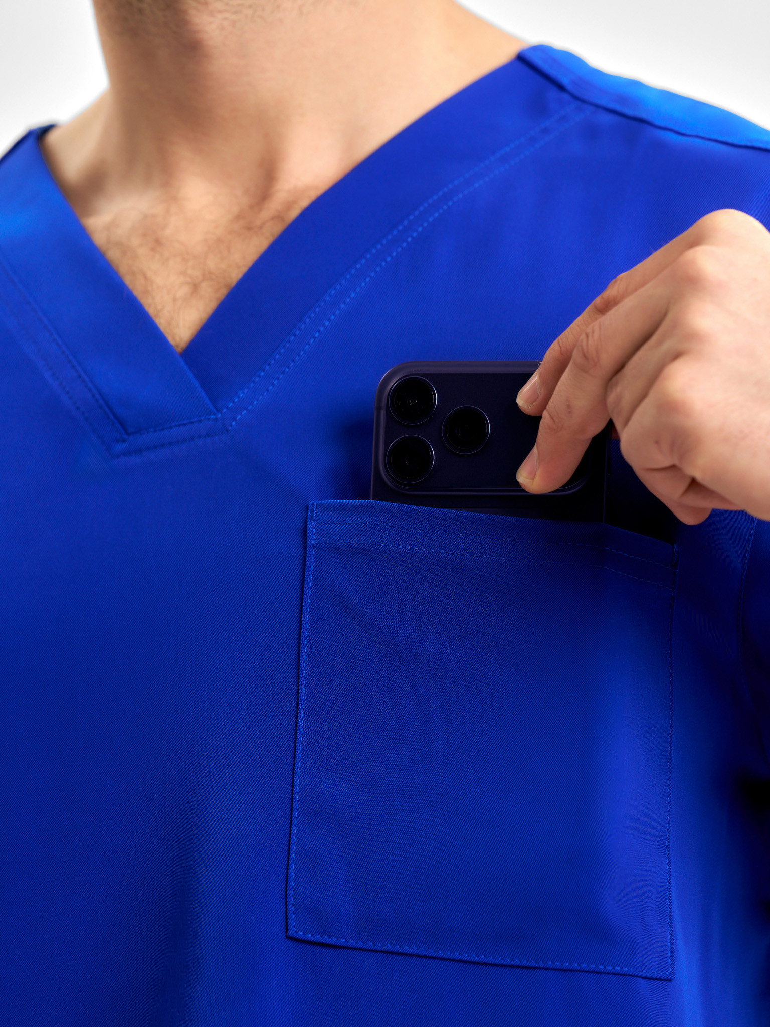 Mens Avery V-Neck Scrub Top - Image 6