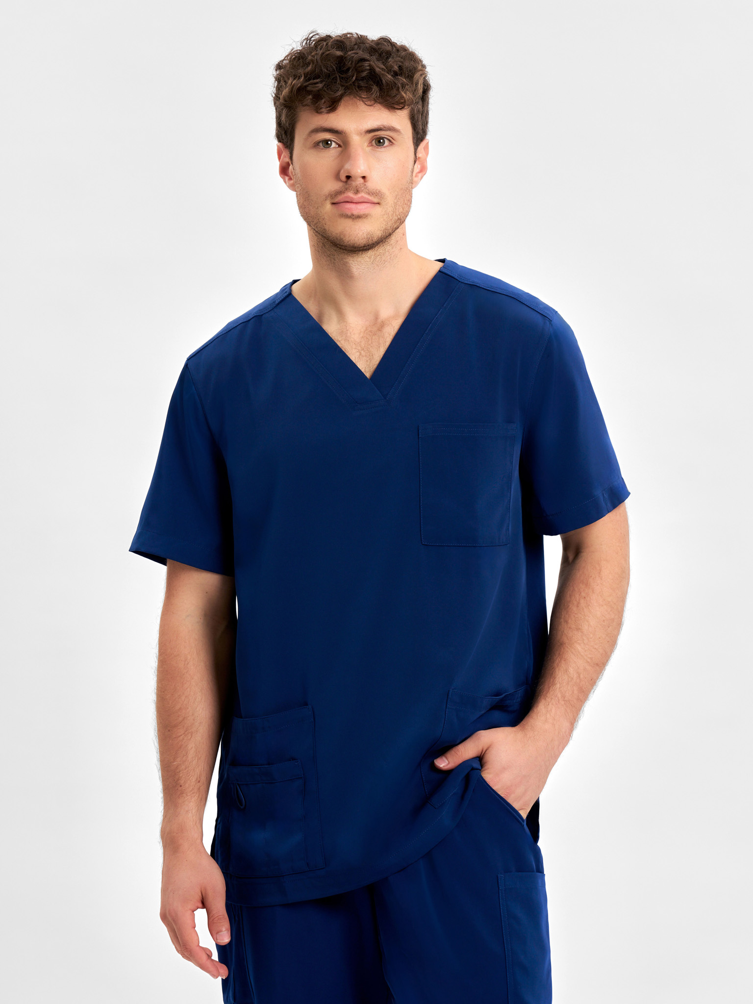 Mens Avery V-Neck Scrub Top - Image 25