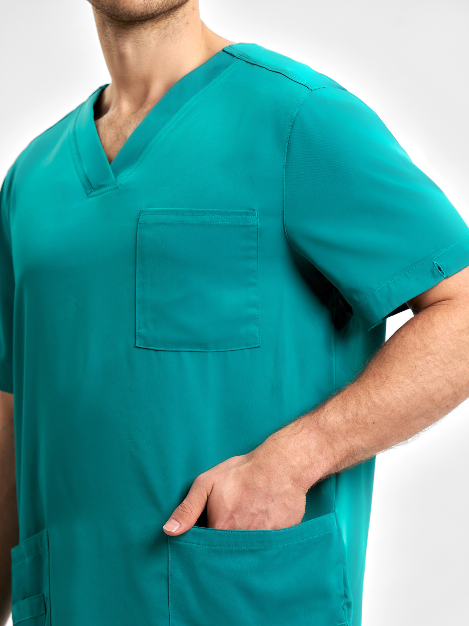 Mens Avery V-Neck Scrub Top - Image 14