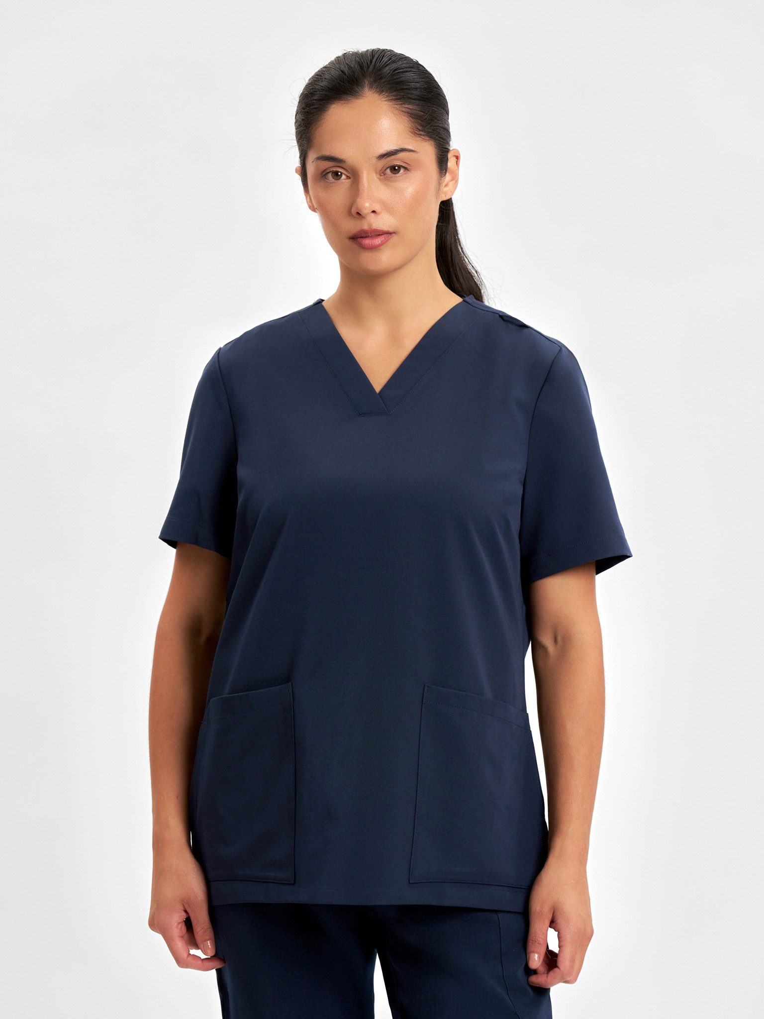 Womens Pulse V-Neck Scrub Top - Image 2
