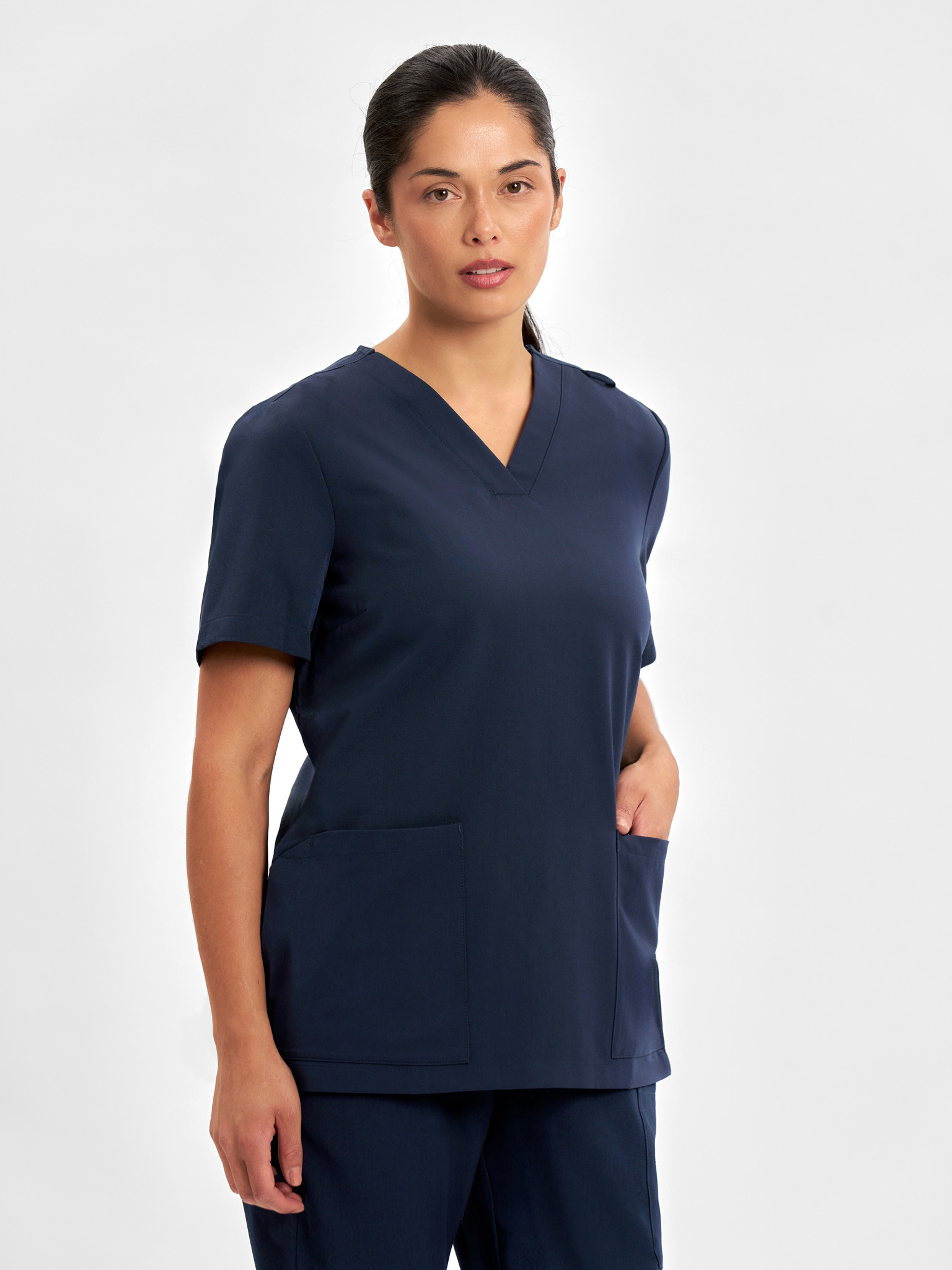Womens Pulse V-Neck Scrub Top - Image 4