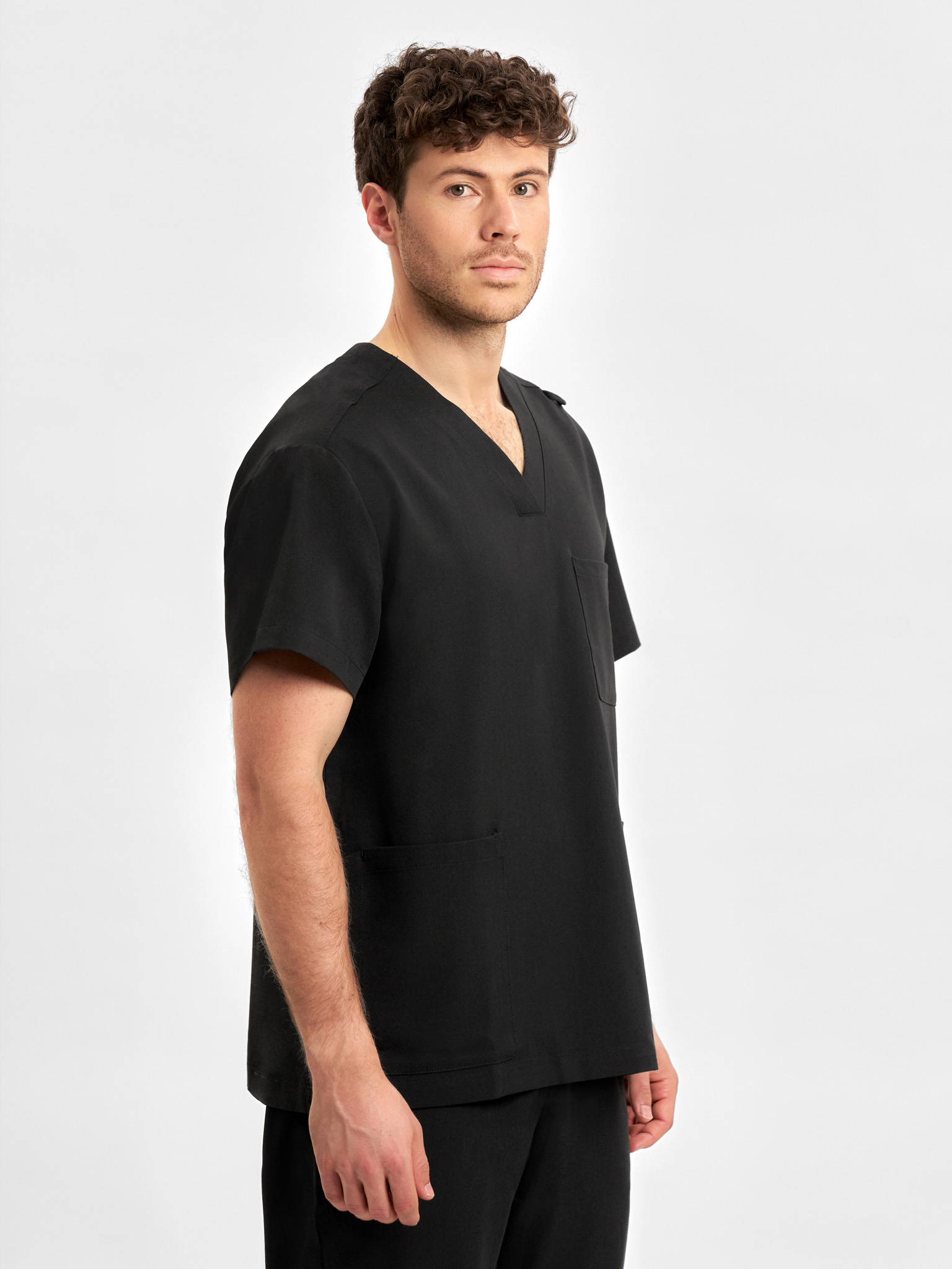 Unisex Pulse V-Neck Scrub Top - Image 13