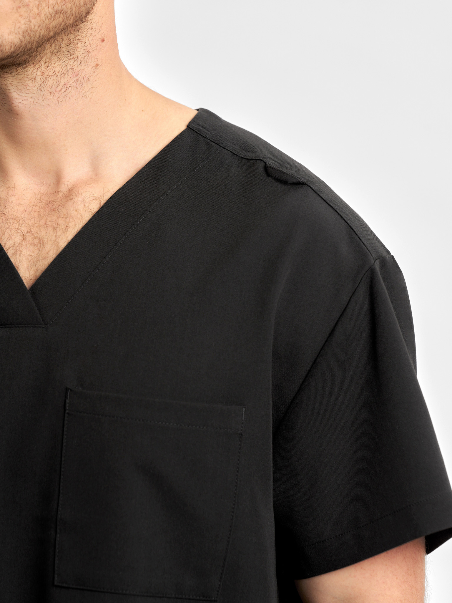 Unisex Pulse V-Neck Scrub Top - Image 15