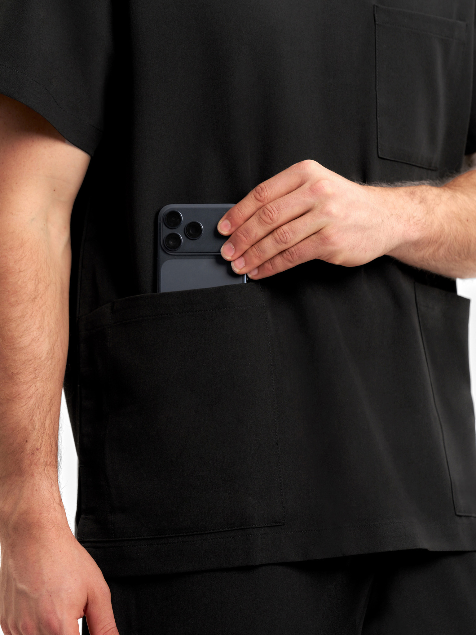 Unisex Pulse V-Neck Scrub Top - Image 16