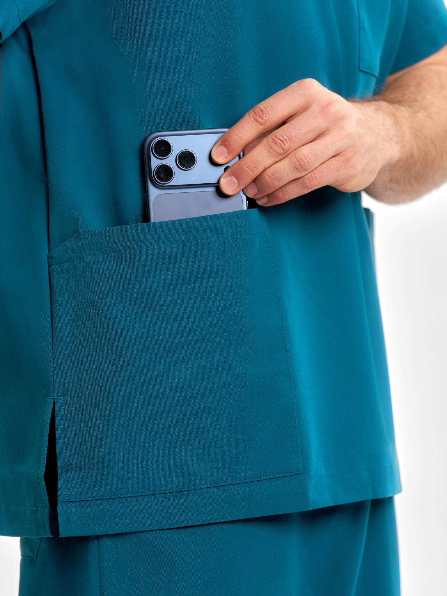 Unisex Pulse V-Neck Scrub Top - Image 26