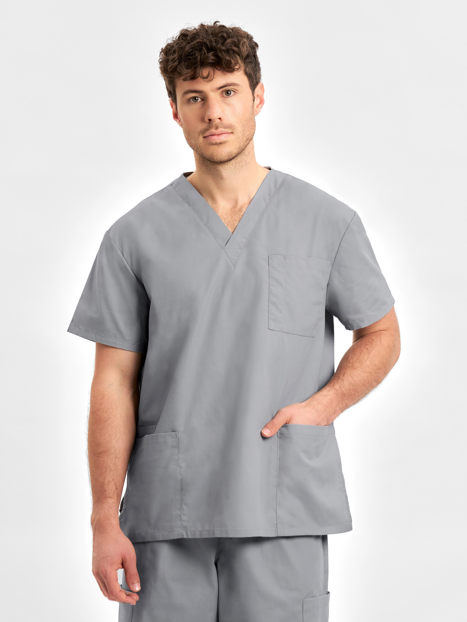 Unisex Classic Scrub Top - Image 9
