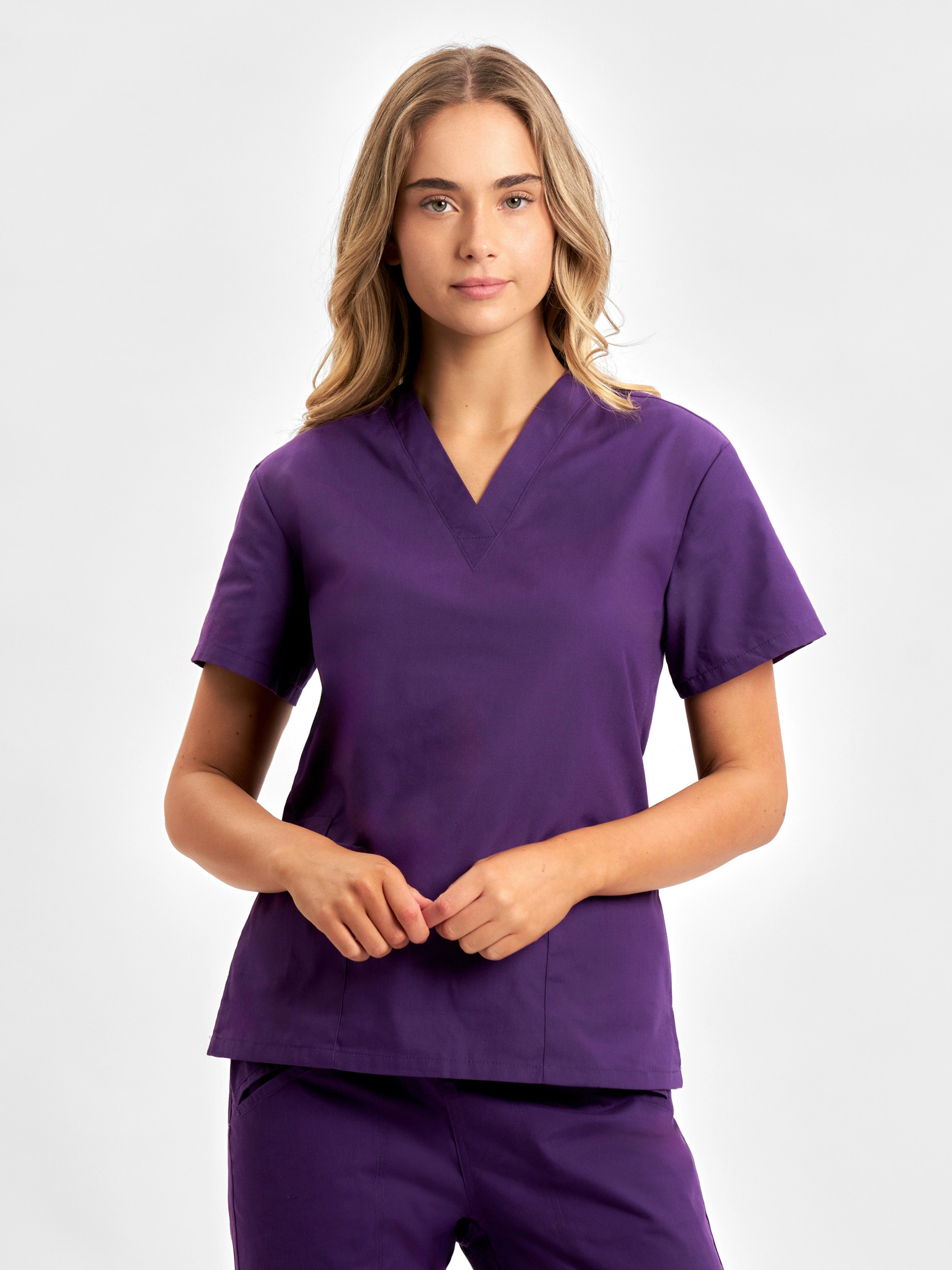 Classic Womens Scrub Top - Image 44