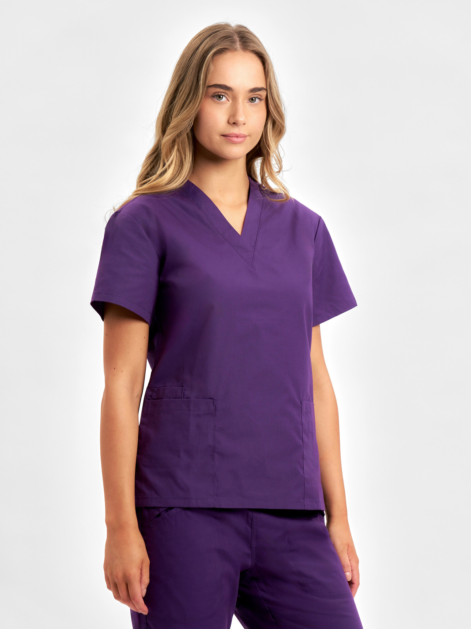 Classic Womens Scrub Top - Image 46