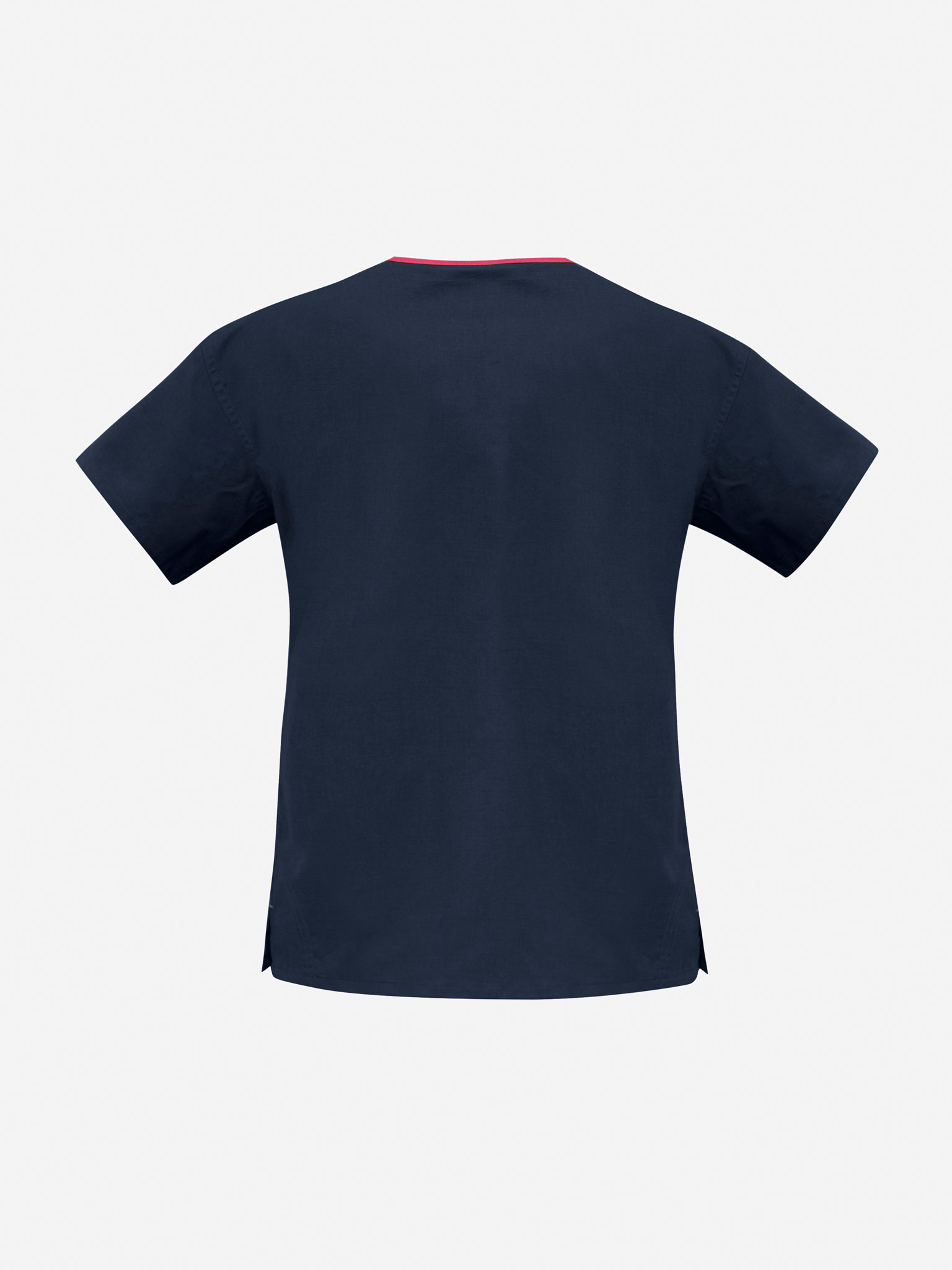 Classic Womens Contrast Crossover Scrub Top - Image 7