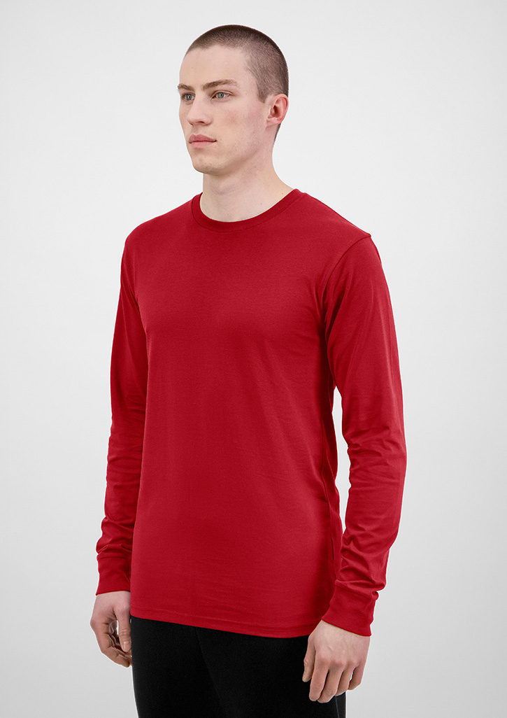 Mens Basis Long Sleeve Tee - Image 3