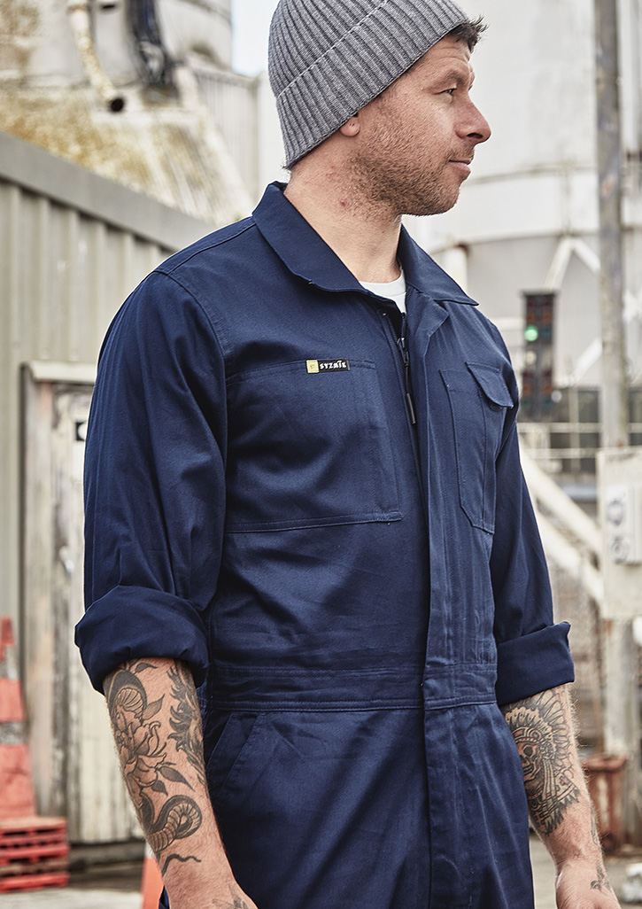 Mens Lightweight Cotton Drill Overall - Image 4