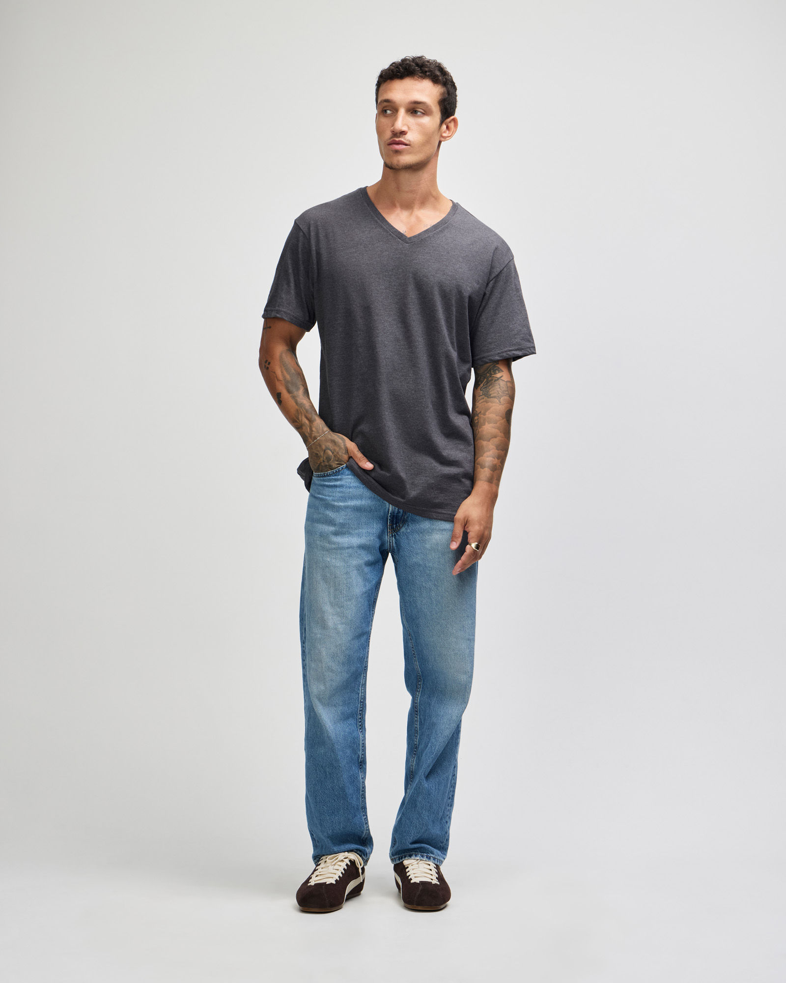 2006cvc American Apparel Cvc Unisex V-Neck T-Shirt - Image 3