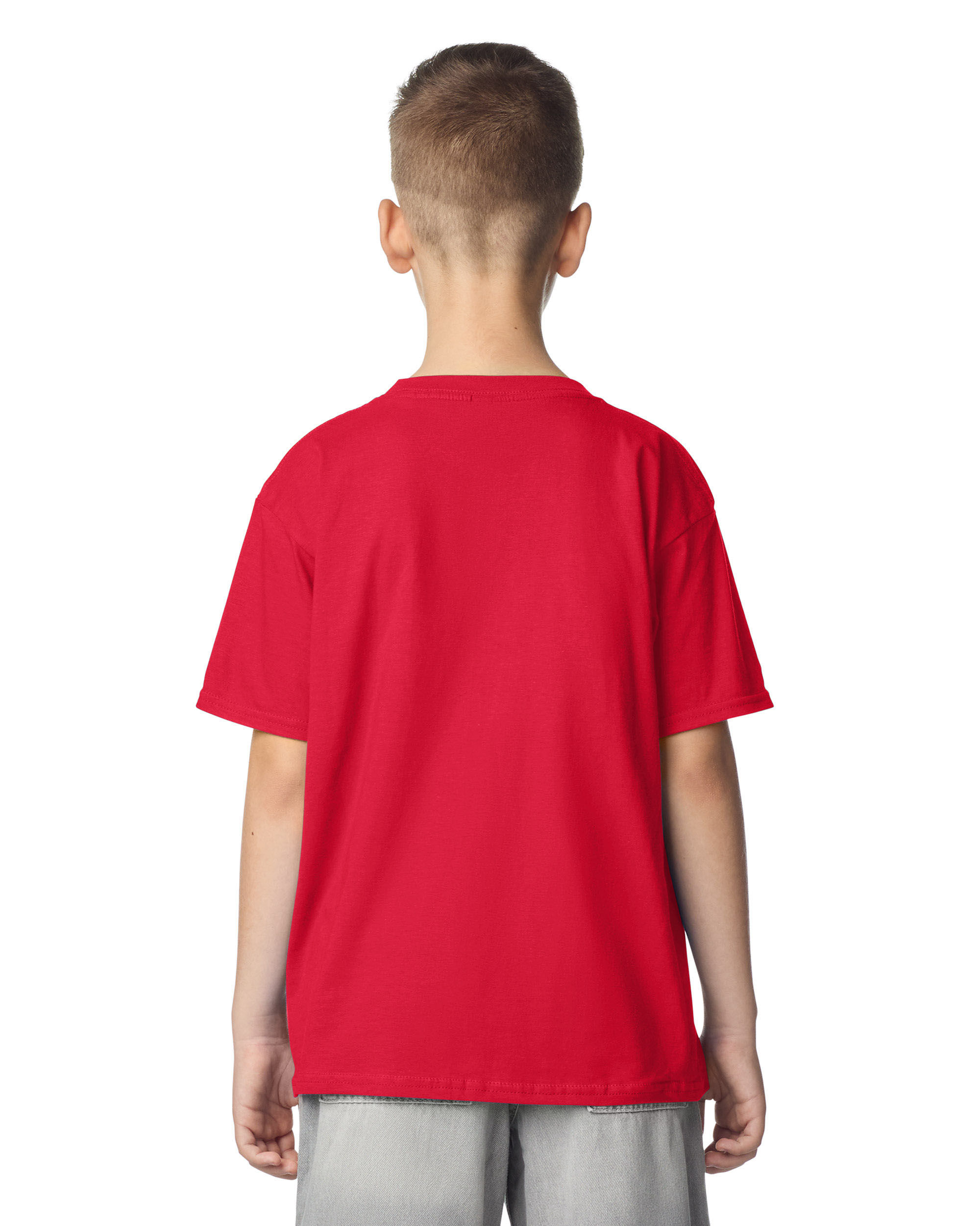 64000b Gildan Youth Softstyle Short Sleeve T-Shirt - Image 3