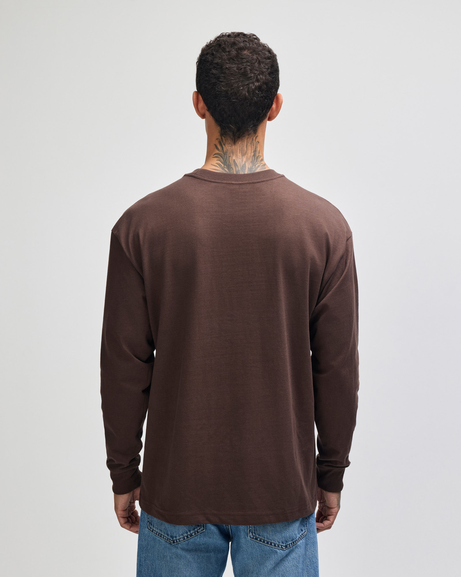 9410 American Apparel Super Heavyweight Long Sleeve T-Shirt With Pocket - Image 4